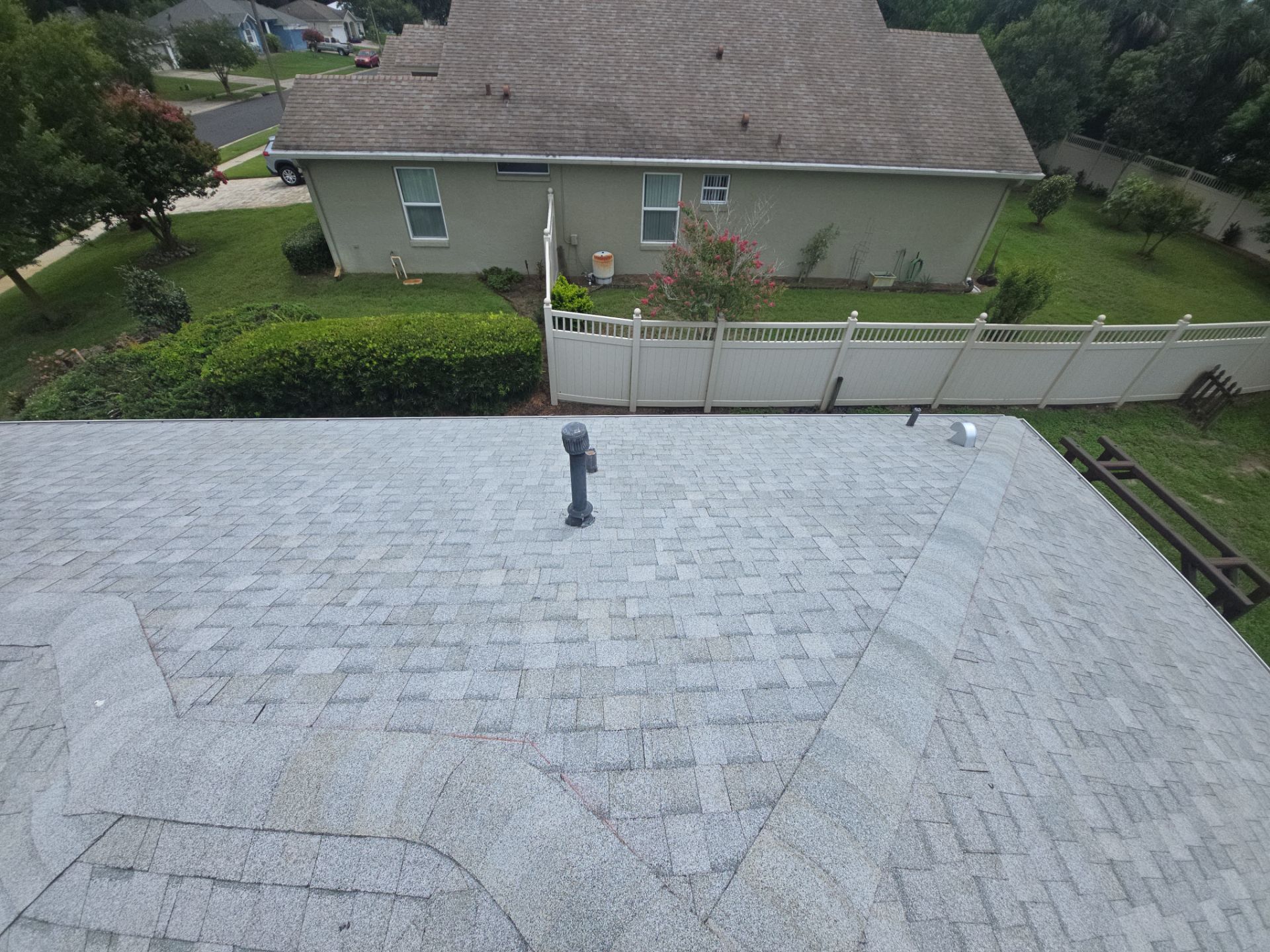 Atlas Pinnacle Pristine Oyster Shell Roof Installation in DeLand by Pinnacle Roofing Group