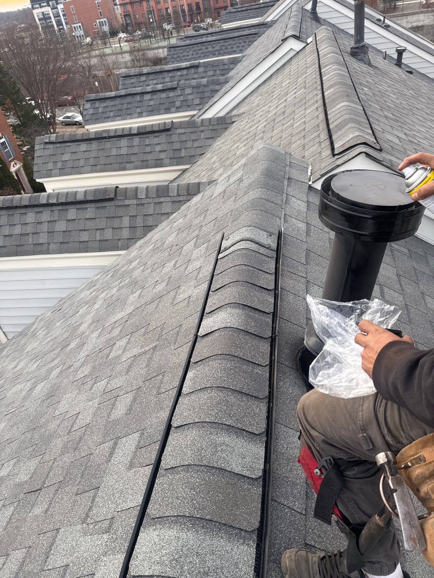 Alexandria: Residential Roof Replacement with CertainTeed Landmark in Georgetown Gray by RM Banning, Inc.