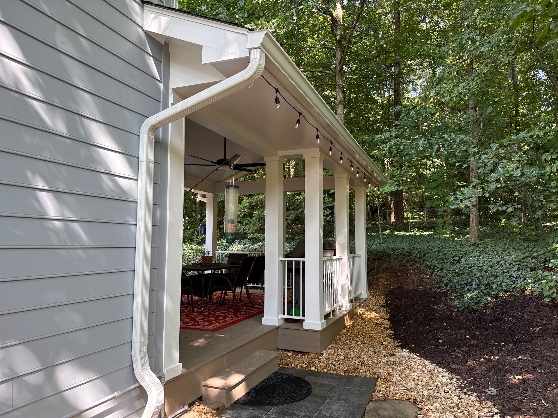 Marietta, GA Deck and Covered Porch Build, Sliding Door Installation, Window Replacement, & more by Nelson Exteriors 