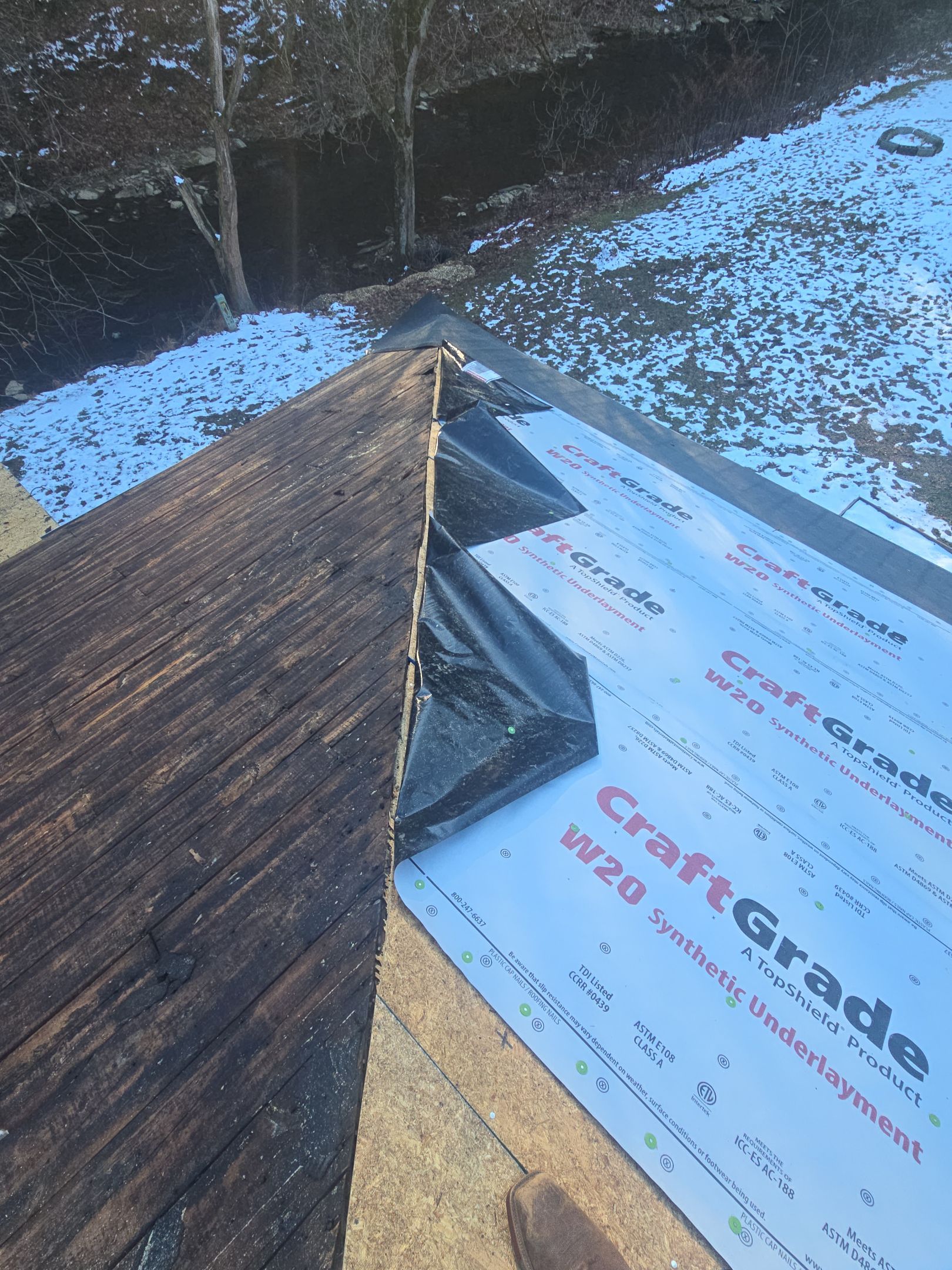 Residential Roofing Installation using GAF Timberline HDZ Oyster Grey by Rainstoppers Roofing