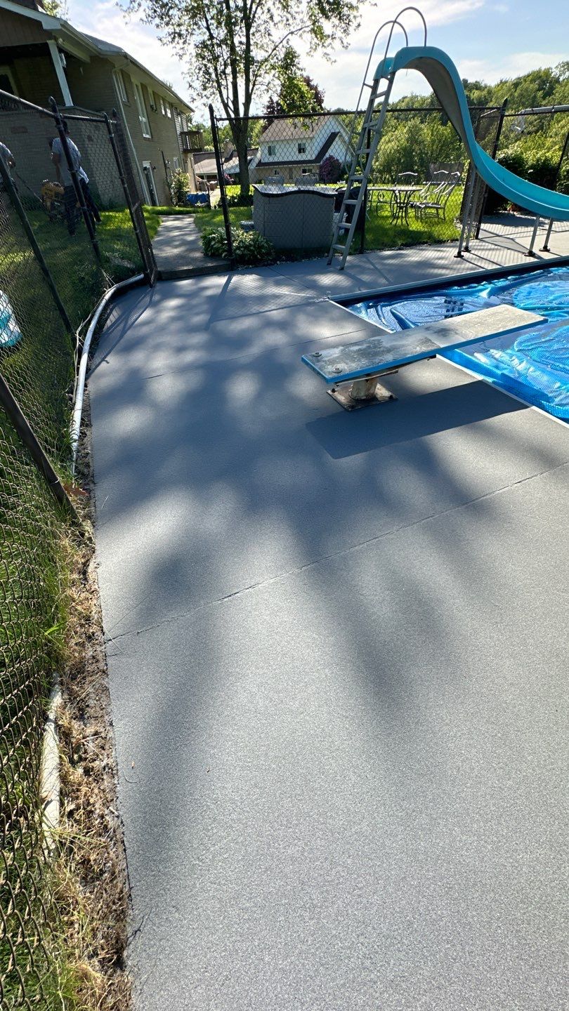 Pool Deck + Steps + Porch Project in JEANNETTE by Floors in a Day, Inc