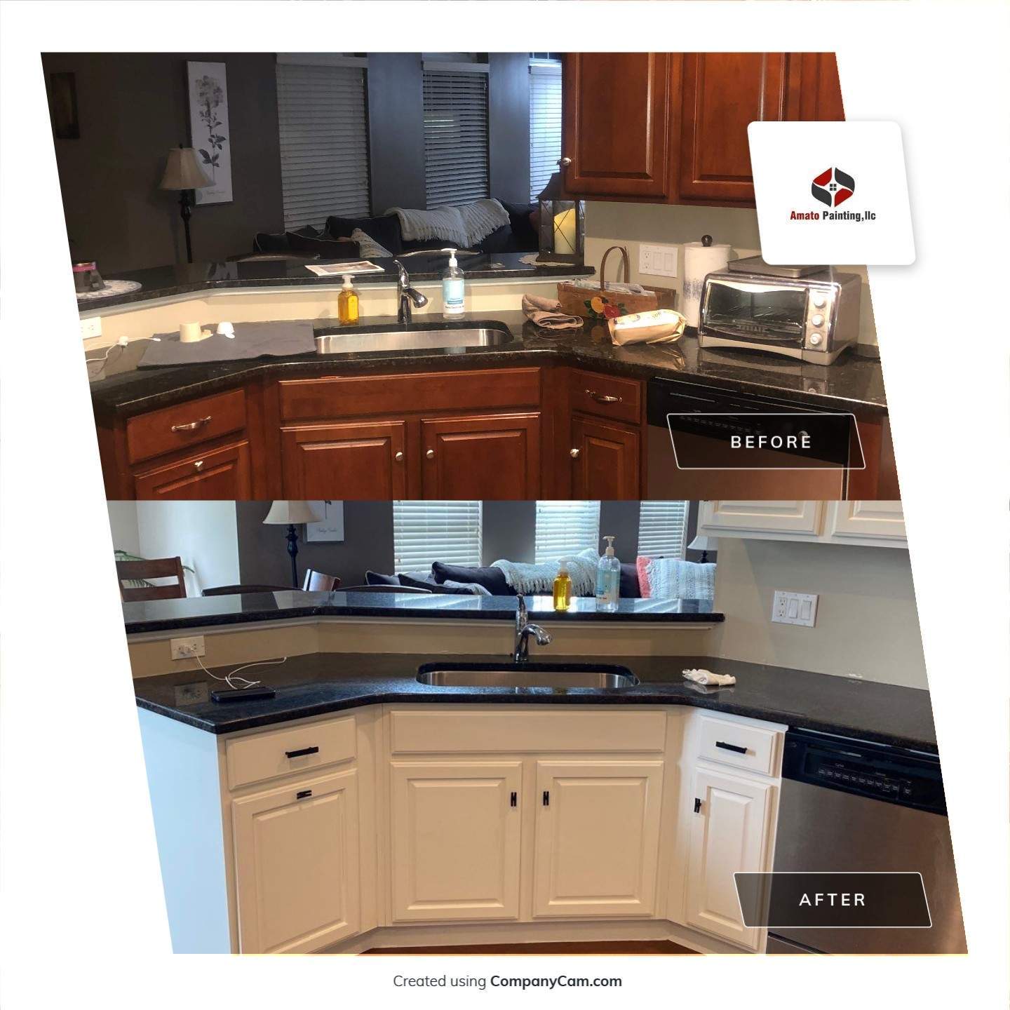 High End Kitchen Cabinet Painting by Ryan Amato Painting LLC and Lehigh Valley Epoxy
