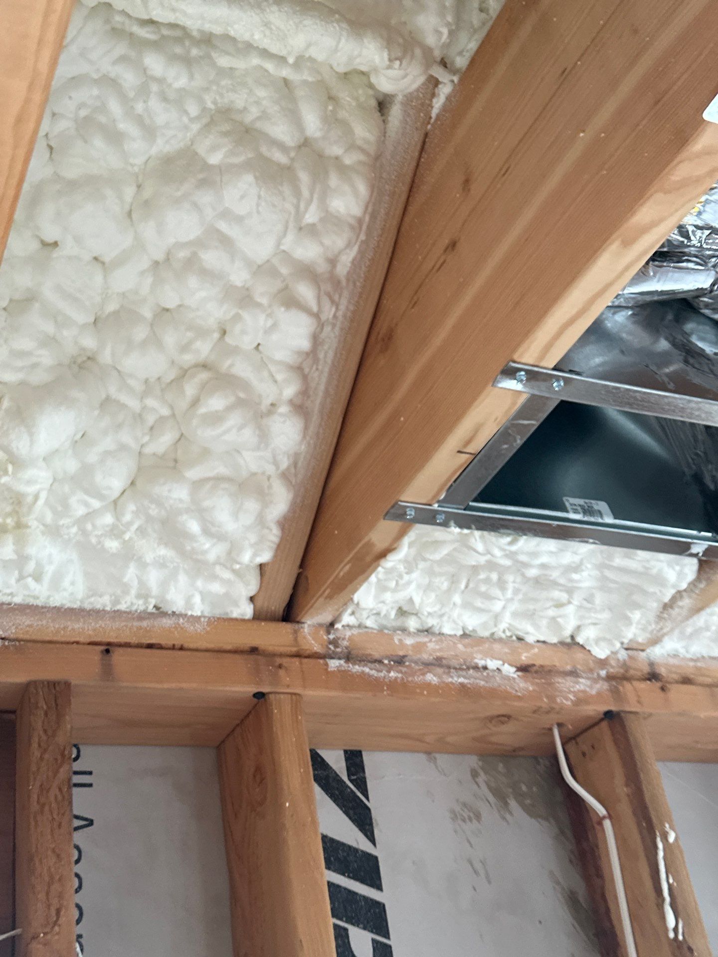 New Home Construction using open cell spray foam by NYS Foam & Energy