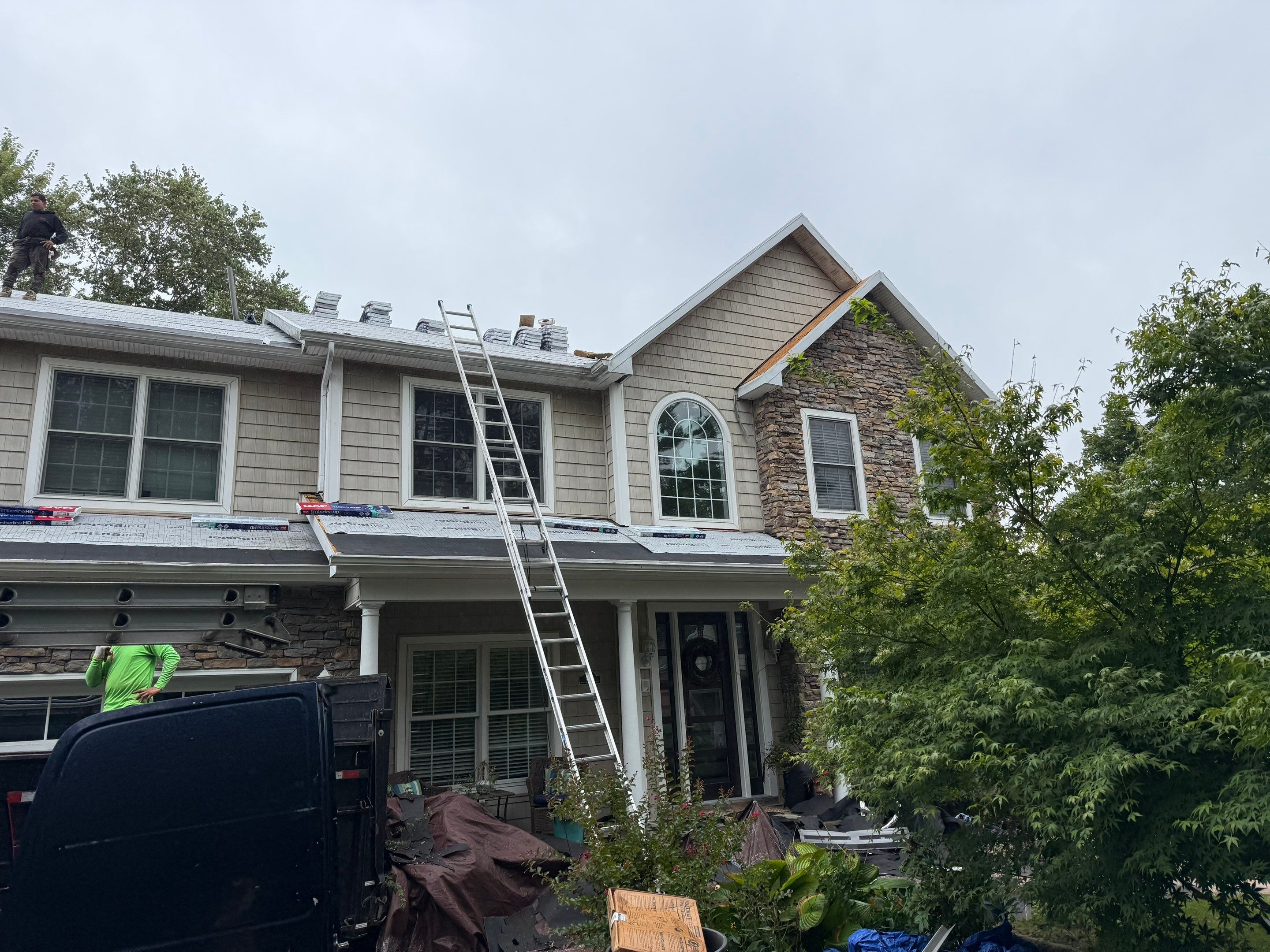 Residential Roofing Installation using GAF Timberline HDZ by Matter Roofing & Construction