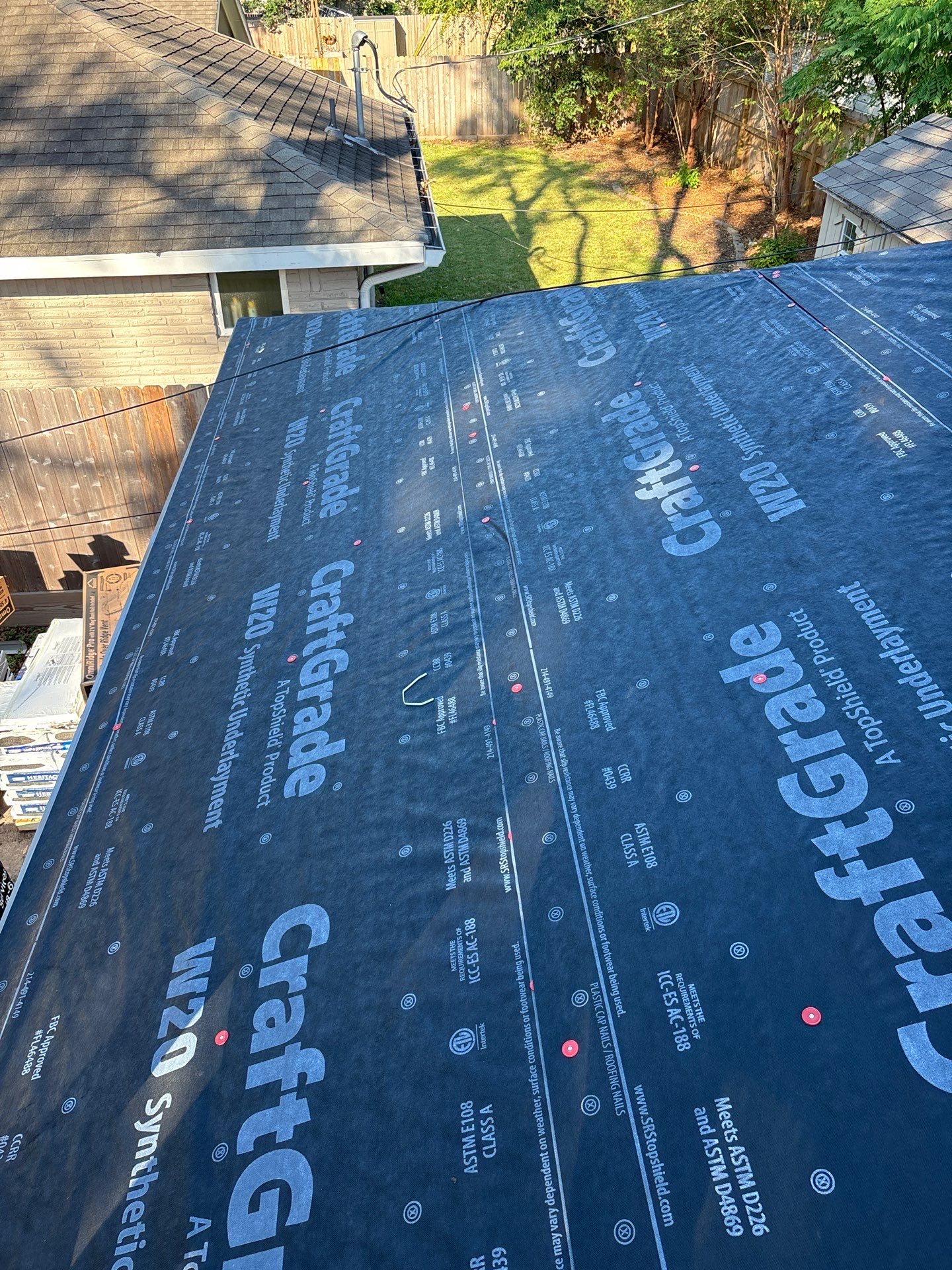 Residential Roofing Installation using Owen's Corning Duration (Lifetime) Shingles by Roof Repair Company