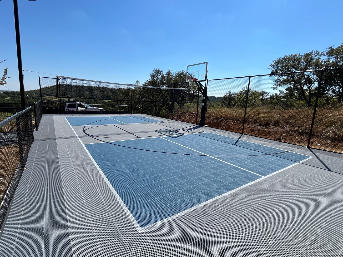 Custom Gamecourt in Brownwood by Sport Court Austin