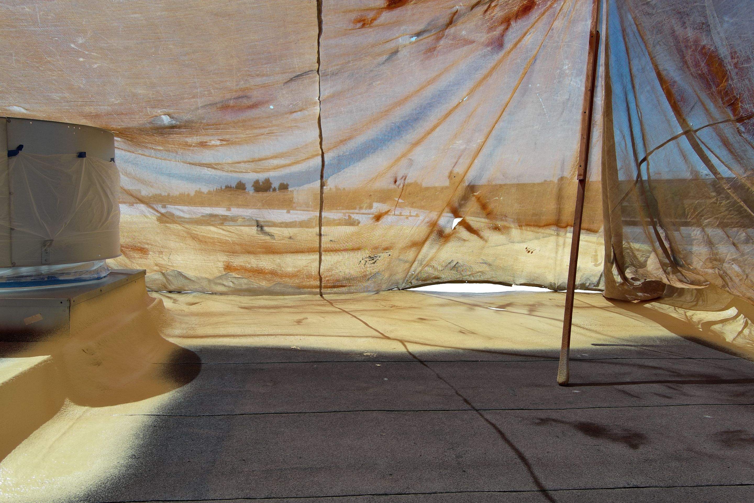 Pro Farms Spray foam roofing project by Straight Edge Roofing Inc