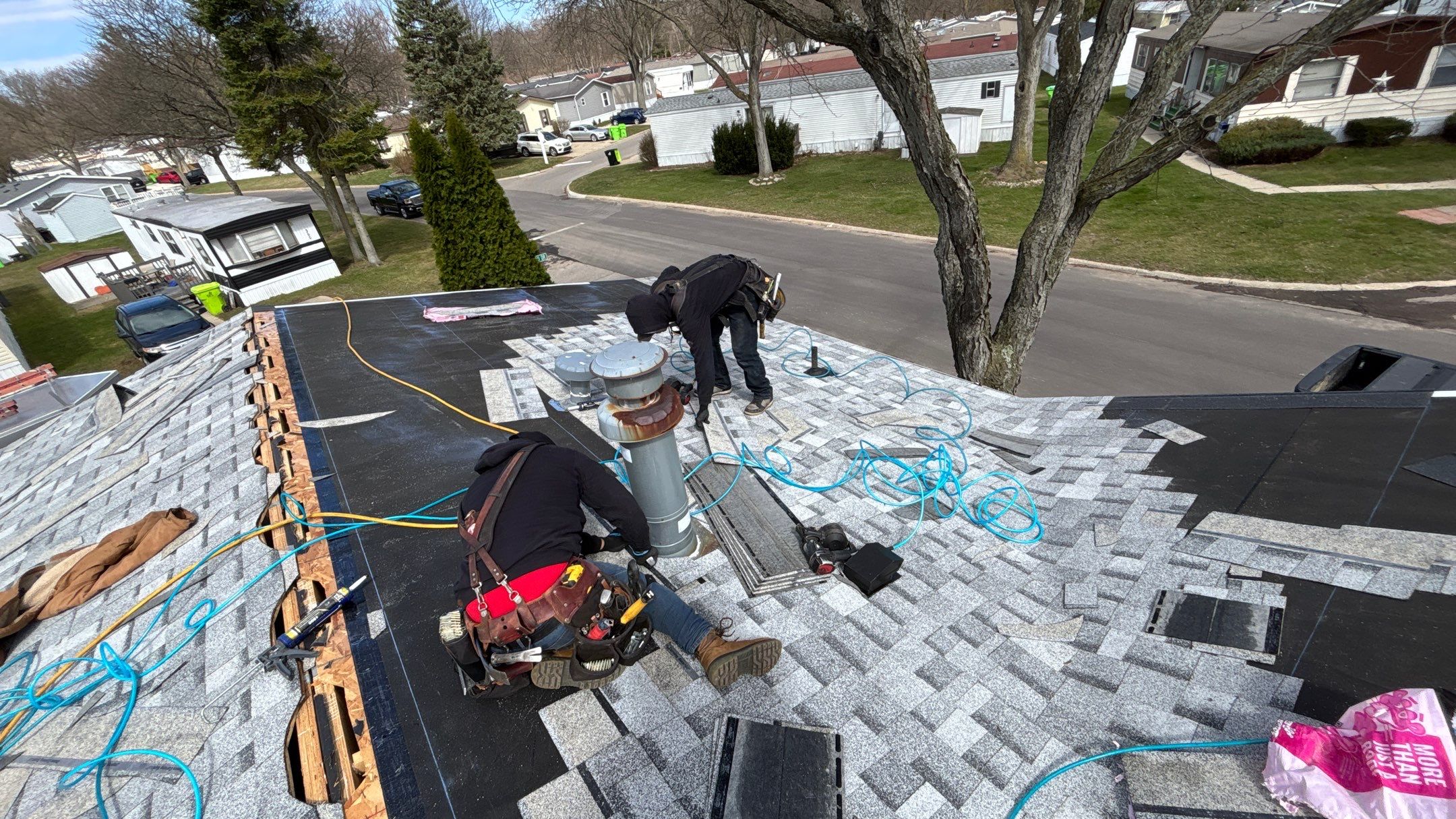 Roof Replacement using Owens Corning Sierra Gray by 180 Contractors