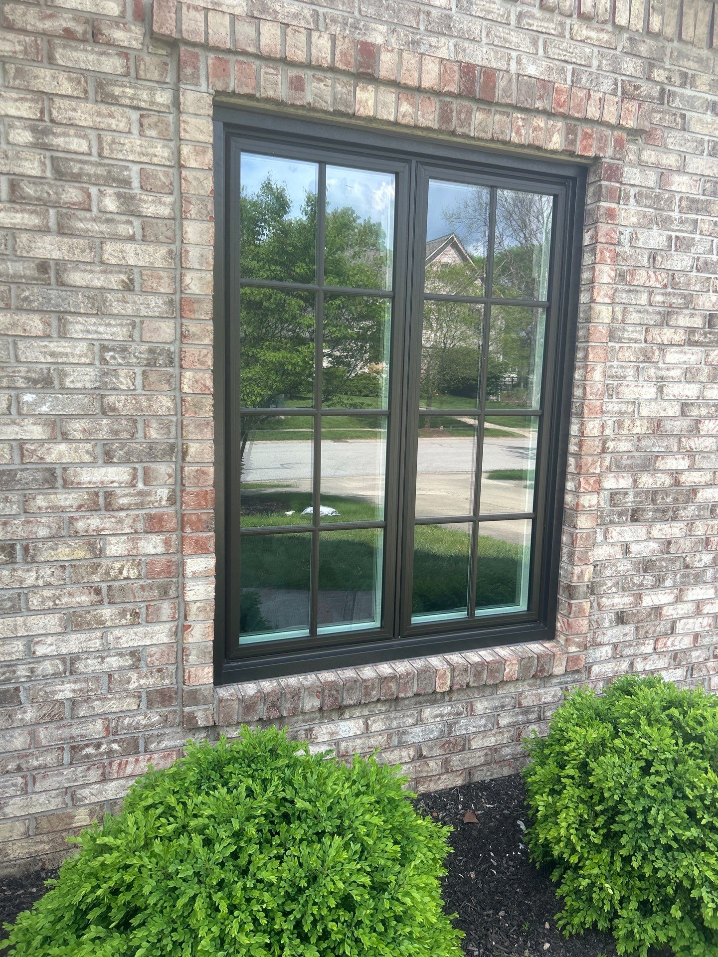 Full Window Replacement Featuring ProVia Casement Windows and Entry Doors in Fishers by Merrifield Exteriors, LLC