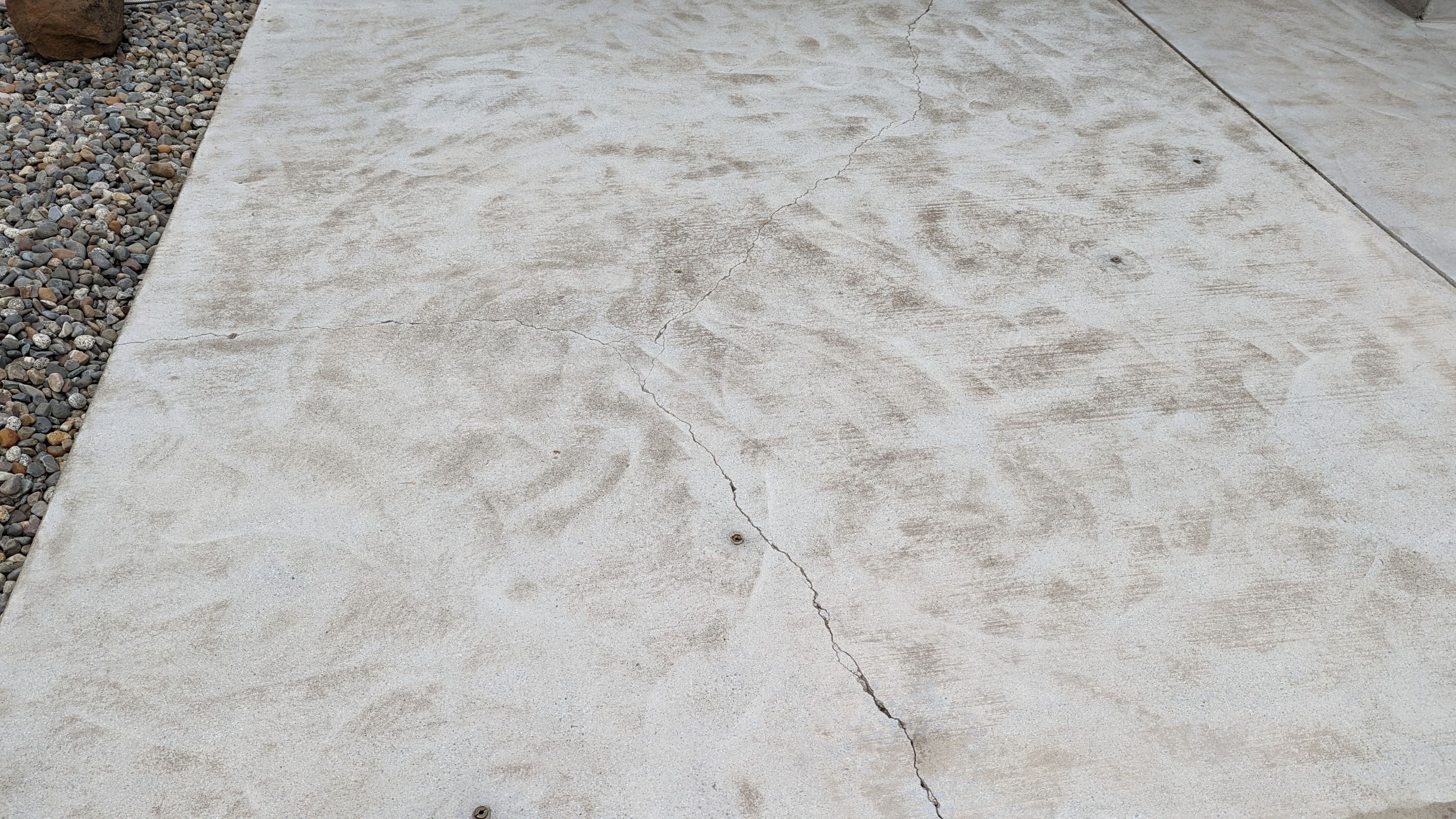 Garage Transformation using Domino for Garage and Pecan for Pool Deck by Croc Coatings, LLC