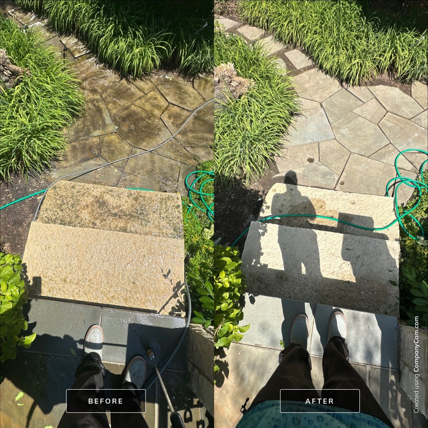 Project in South Barrington by Simmons Power & Soft Washing