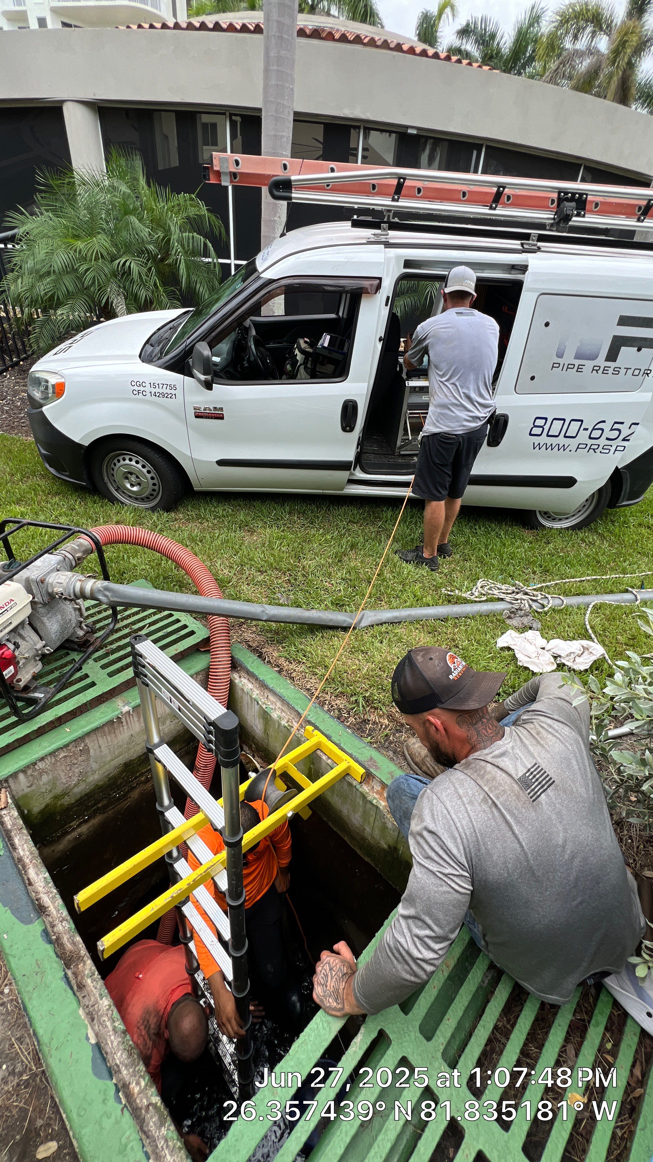 Bonita Bay Condo Stormwater Maintenance with PRS by Don Mar, Inc. Storm Water Solutions