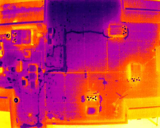 Commercial Roofing Inspection using Thermal Imaging Drone  by Stendahl Services