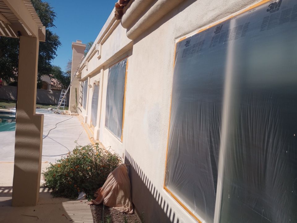 Exterior Painting Job in Scottsdale by Crash of Rhinos Painting & Garage Floors