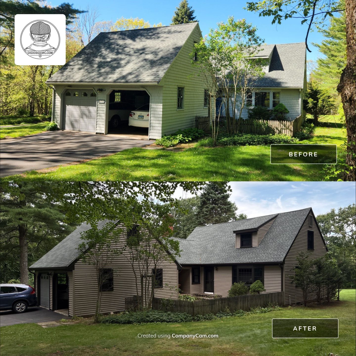 Siding Renewal With Cert. Monogram D/4 x 16'8'' Clapboard, Natural Clay by DiGiorgi Roofing and Siding Inc