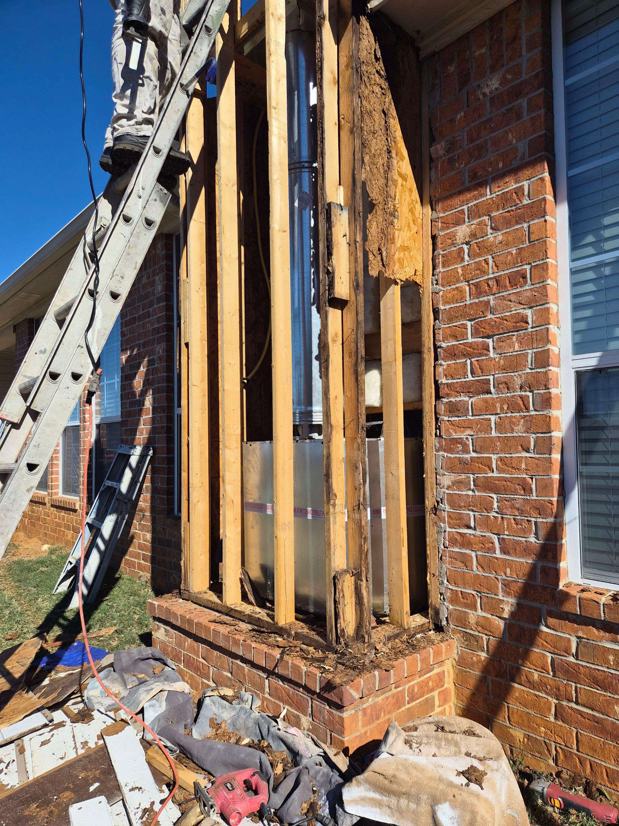 Exterior Painting & Chimney Restoration in Tyler, TX by Quality Coats Painting