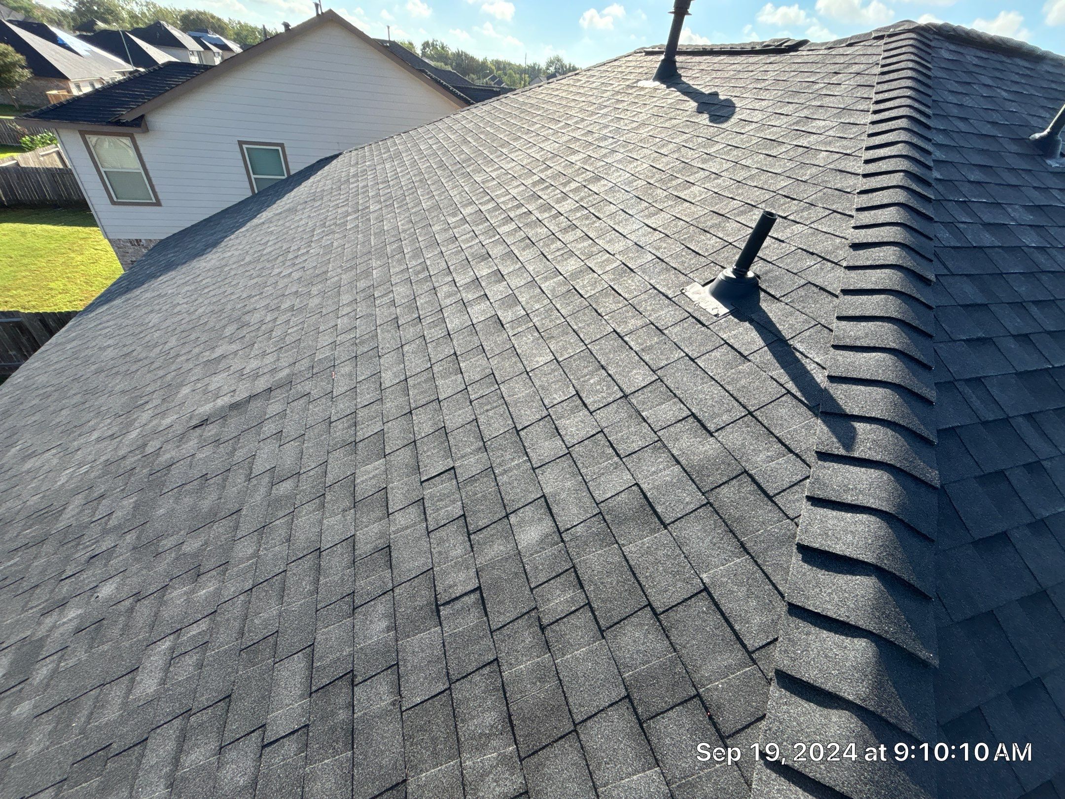 Houston Reroof Project Post Hurricane Beryl by Berry Good Roofing