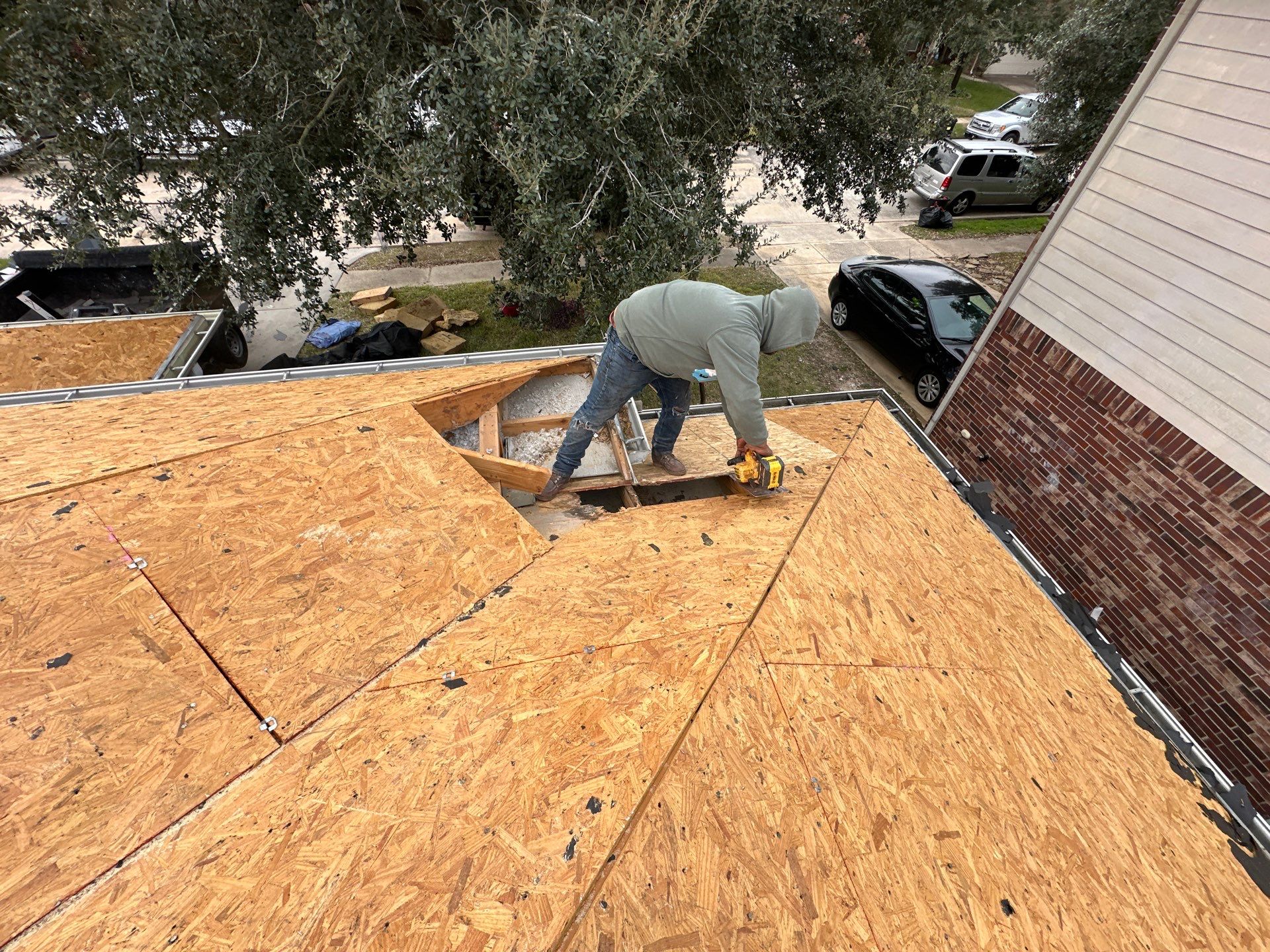 Project in Houston by Motion Roofing