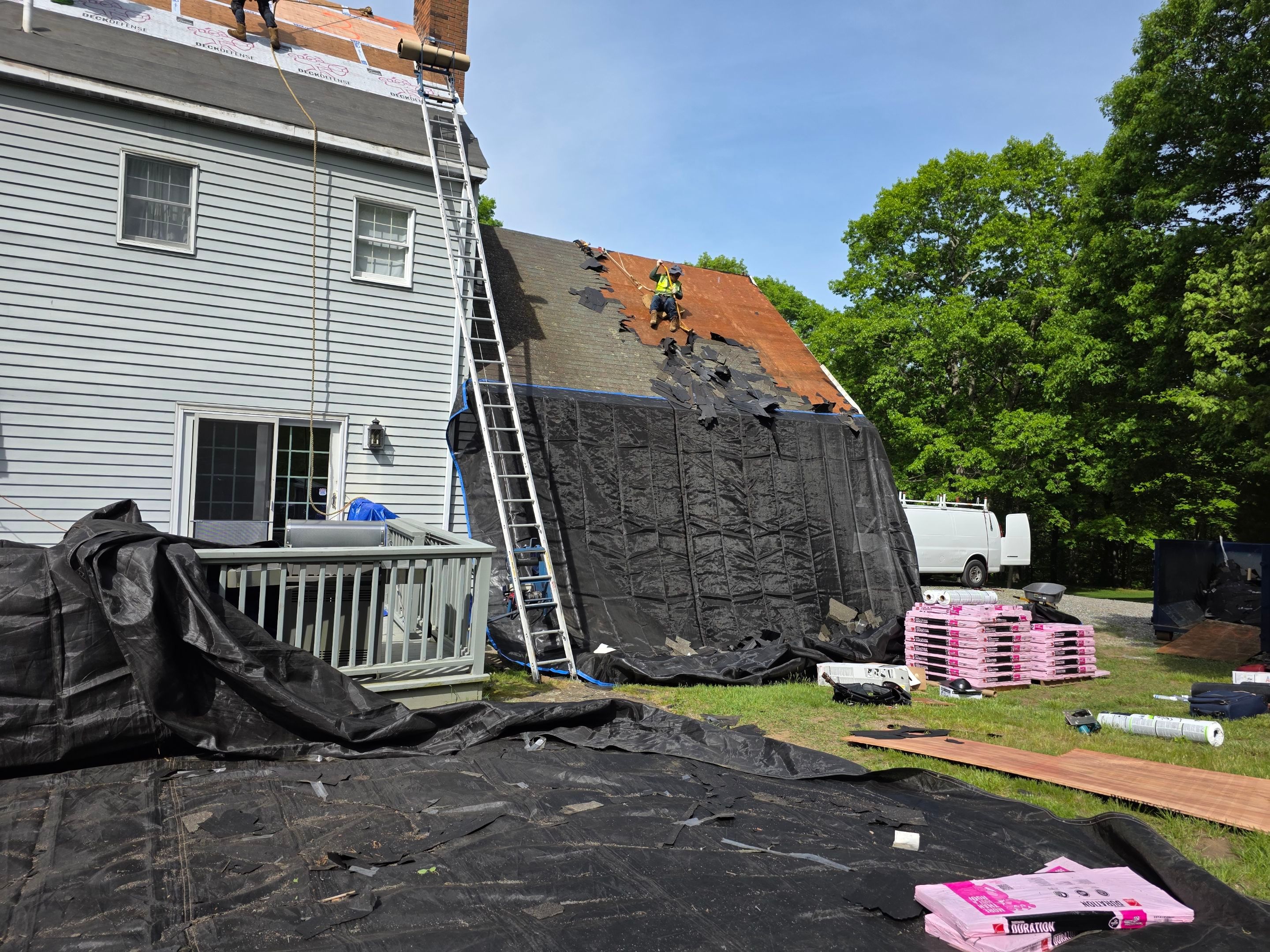 Owens Corning Duration: Estate Gray in Bantam, Connecticut by Golden Shield Roofing