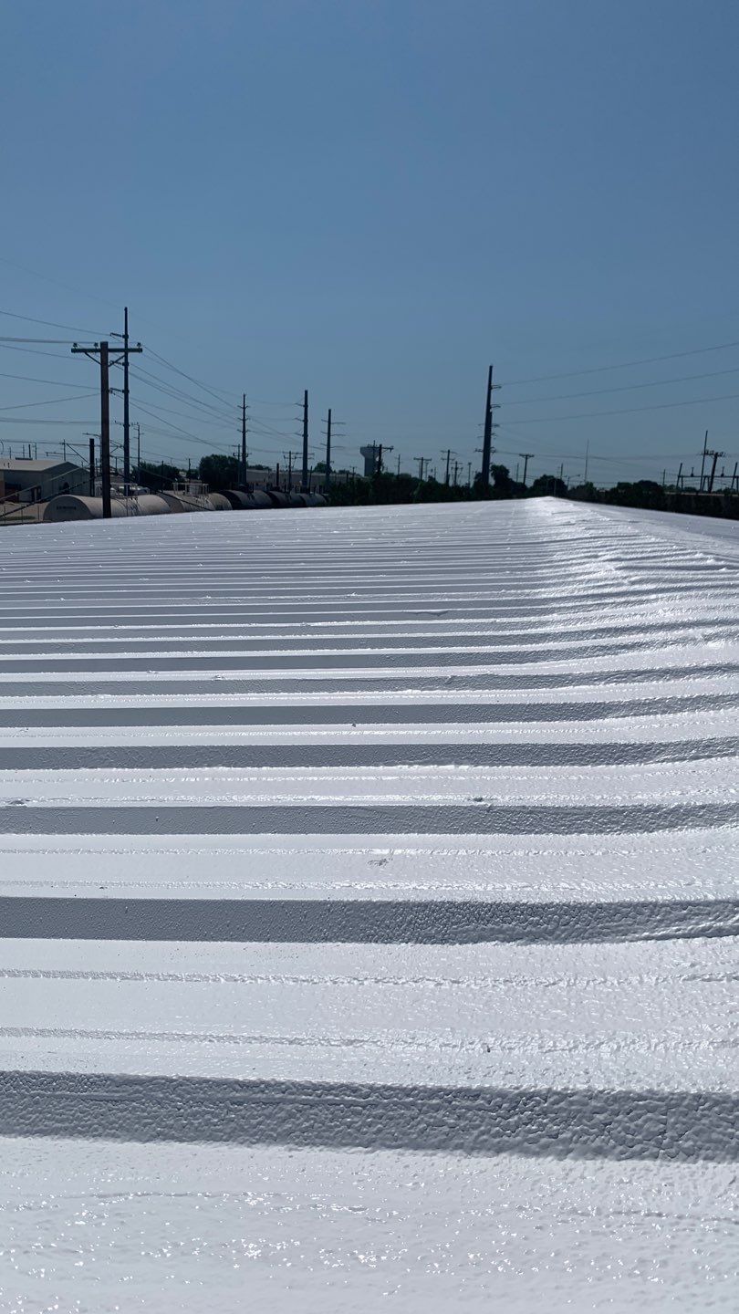 Foam & Metal Roof Restoration – Thermo Sensors (Garland, TX) by All Star Roofing LLC