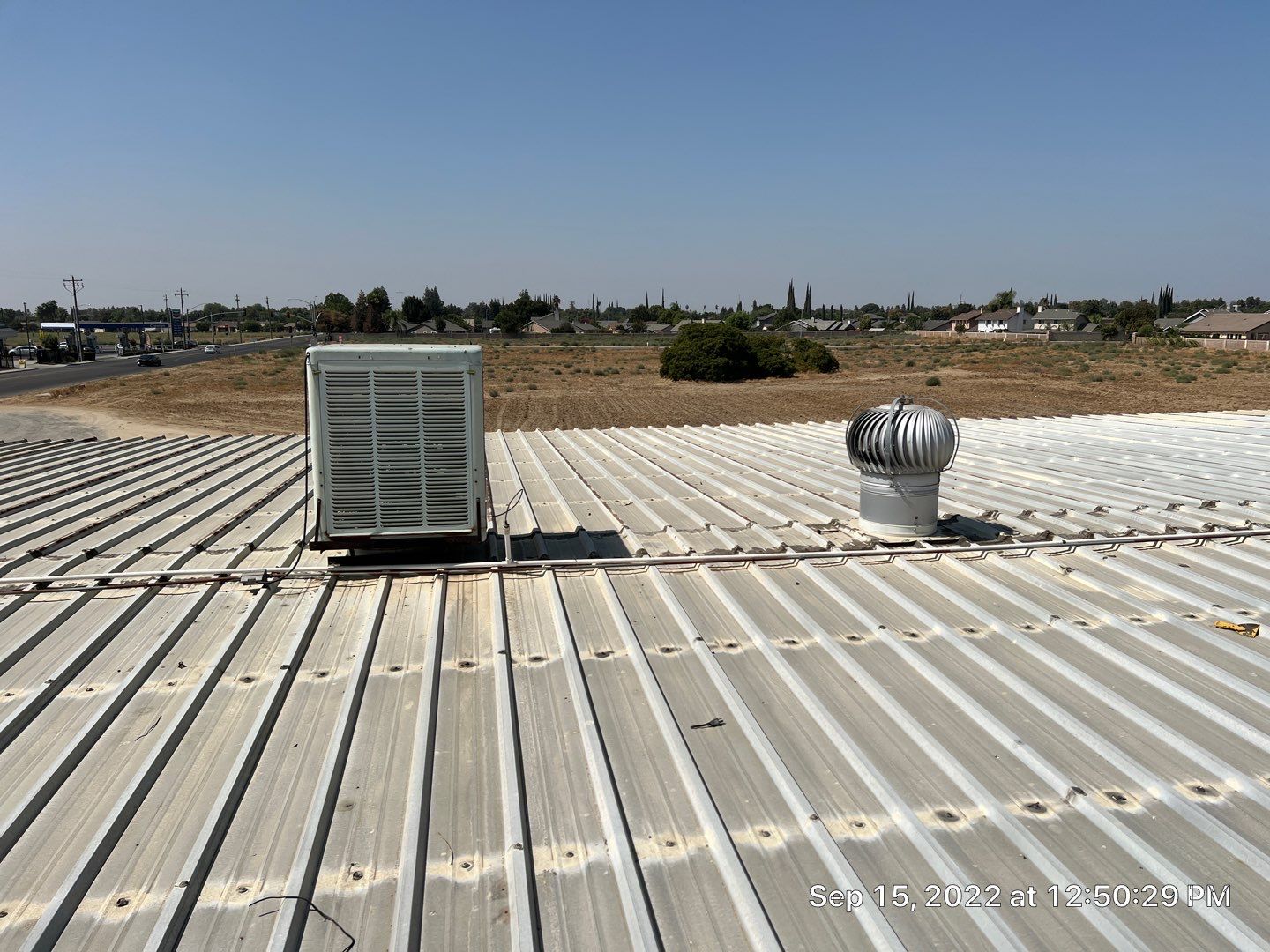 MR Roofing system using Conklin Benchmark/PUMA XL fabric and coating by Straight Edge Roofing Inc