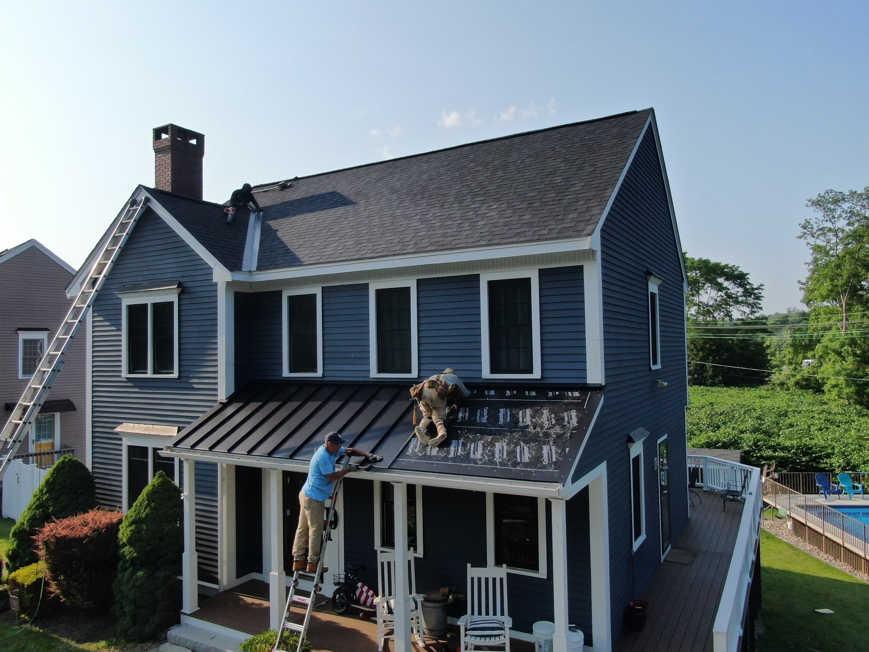 Roof Replacement in Amesbury, MA by Mighty Dog Roofing of Greater Middlesex County