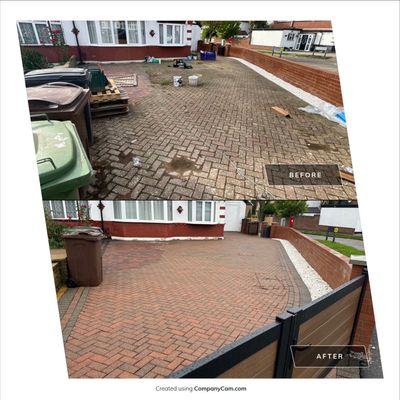 Roof and Driveway cleaning using Honda 15lpm Low Pressure Washing Machine