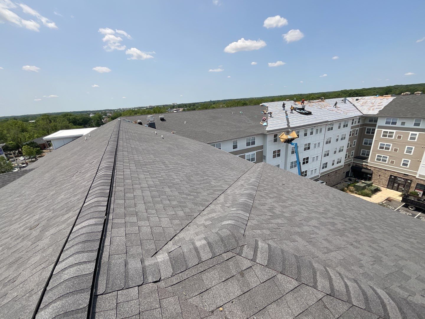 Multi-Family Commercial shingle roof by Alpha Design Services