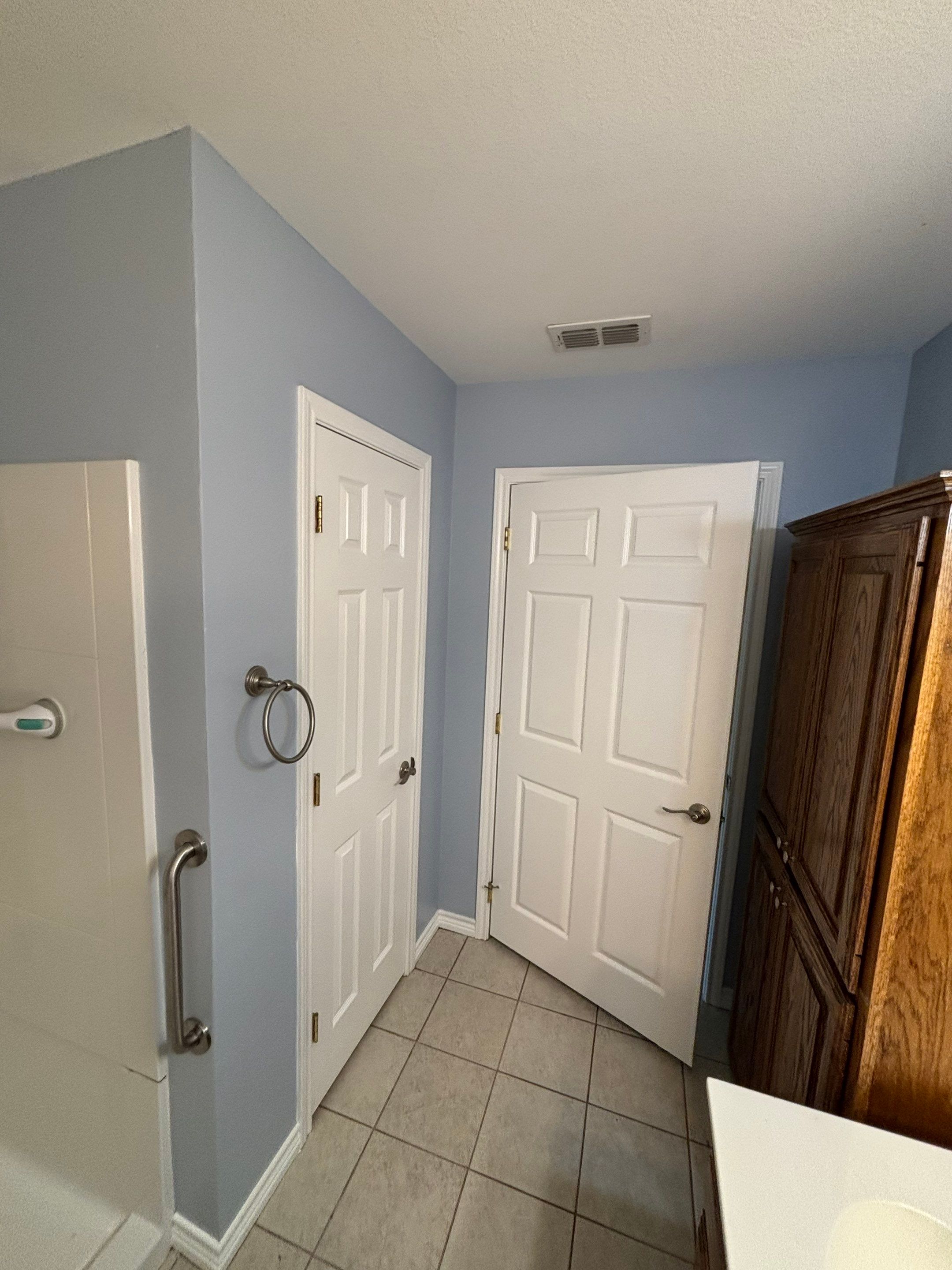Interior & Exterior Painting in Van, TX | White to Light Blue Transformation by Quality Coats Painting