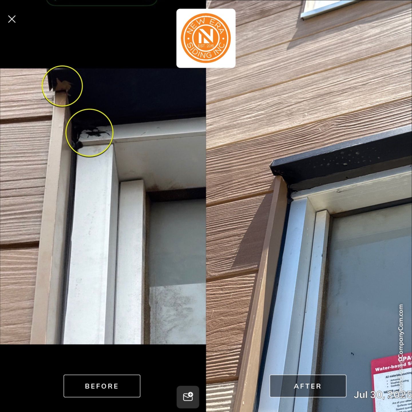 Project in Eastvale by New Era Siding Inc 