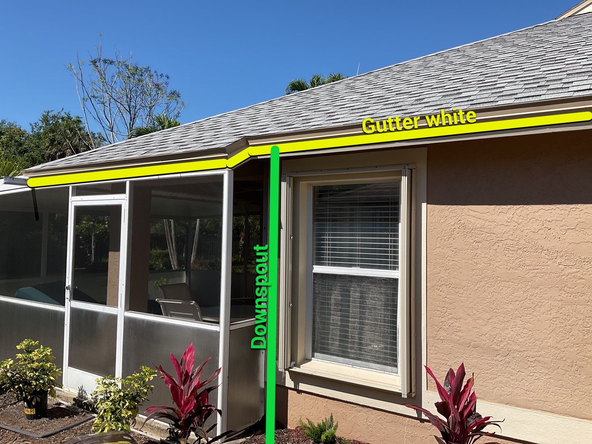 Gutter Installation Project in Estero FL by Gutter Professors