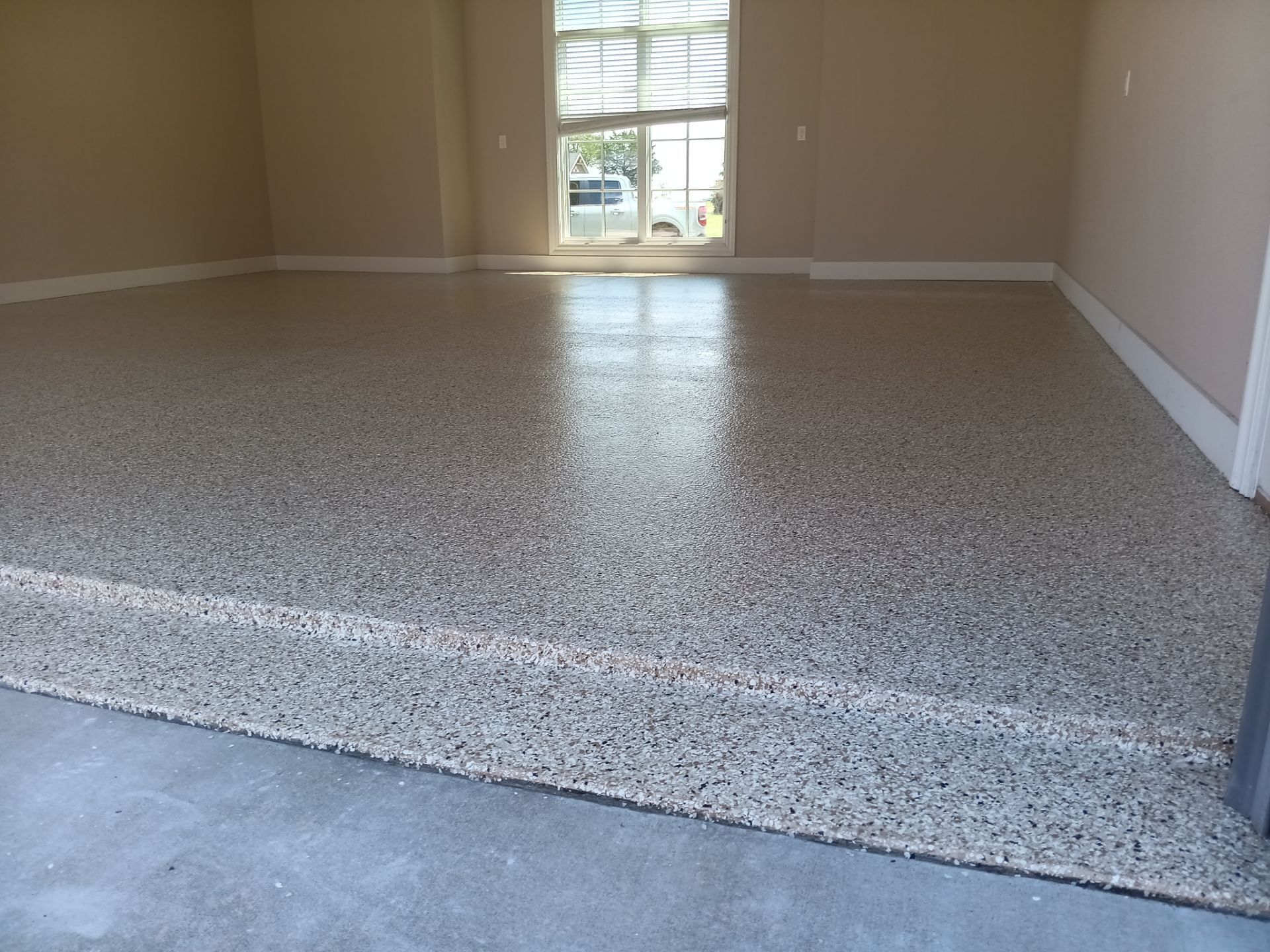Project in Springdale by Pace X Concrete Coatings