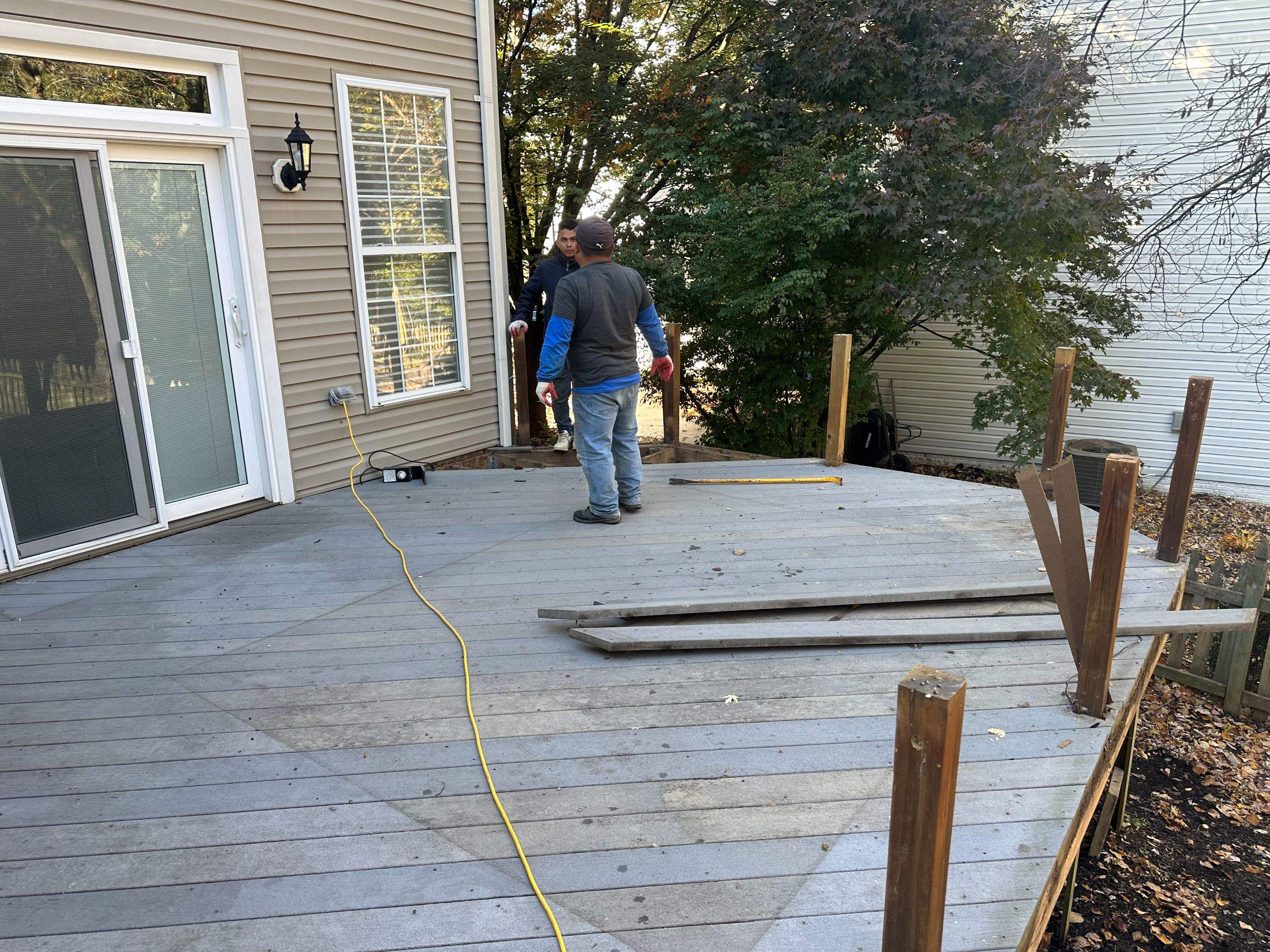 Screened-In Porch, Composite Deck & Paver Patio in Chantilly, VA by Sunburst Construction Inc