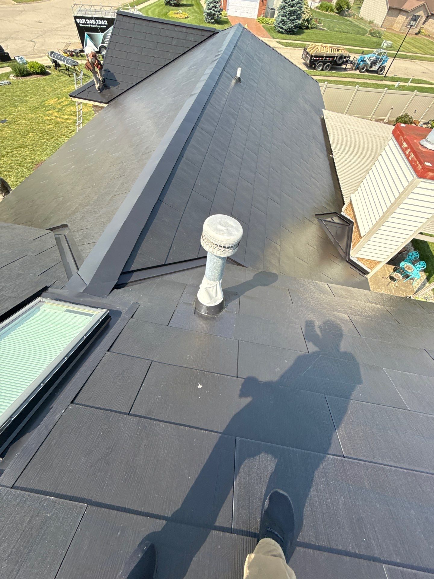 Tesla Solar Roof in Fairborn by Elevated Roofing and Siding