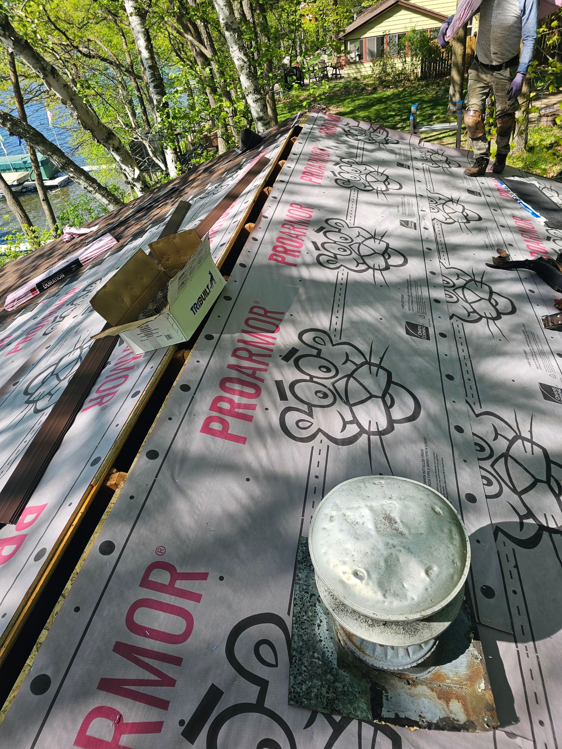 Project in Nisswa by CoMitted 365 Roofing & Exteriors 