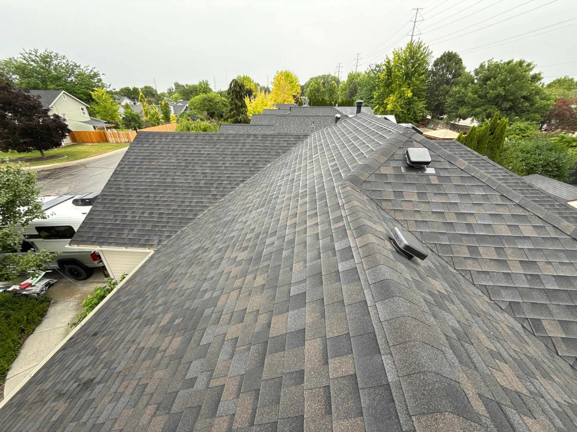 Architectural Shingle Roof Replacement and New Ventilation in Boise by Olive Roofing