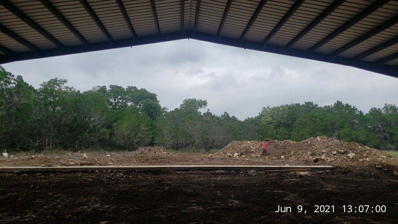 150K Equestrian center with 25K backup tank for potable water. by Hill Country Rain Water