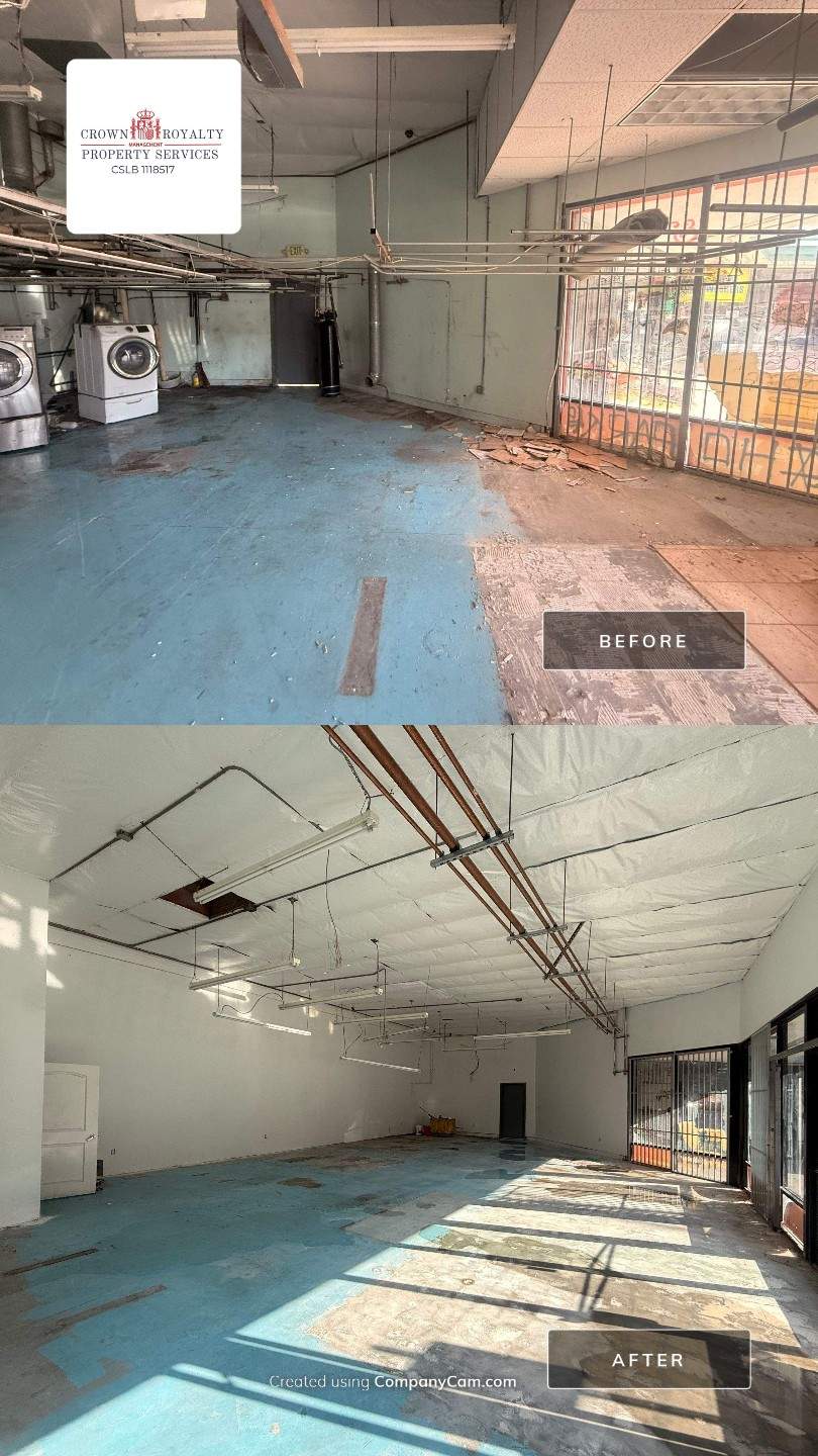 Before and After - ICSC by Crown Royalty Property Services 