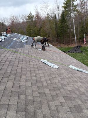 Asphalt Roof Replacement with IKO Cambridge Shingles in Fairfield, ME
