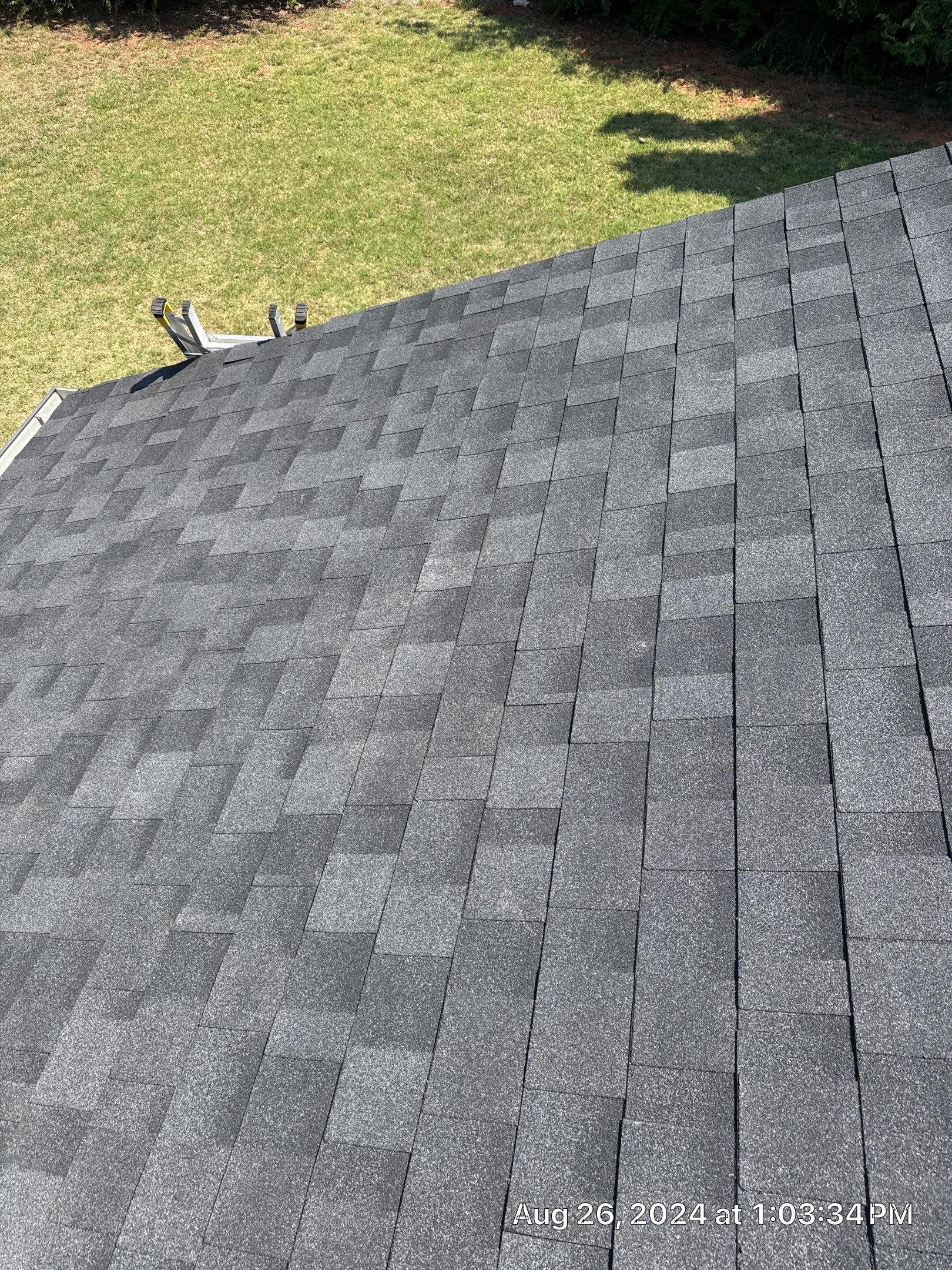 Reroof using IKO Granite Black by Castillo Roofing