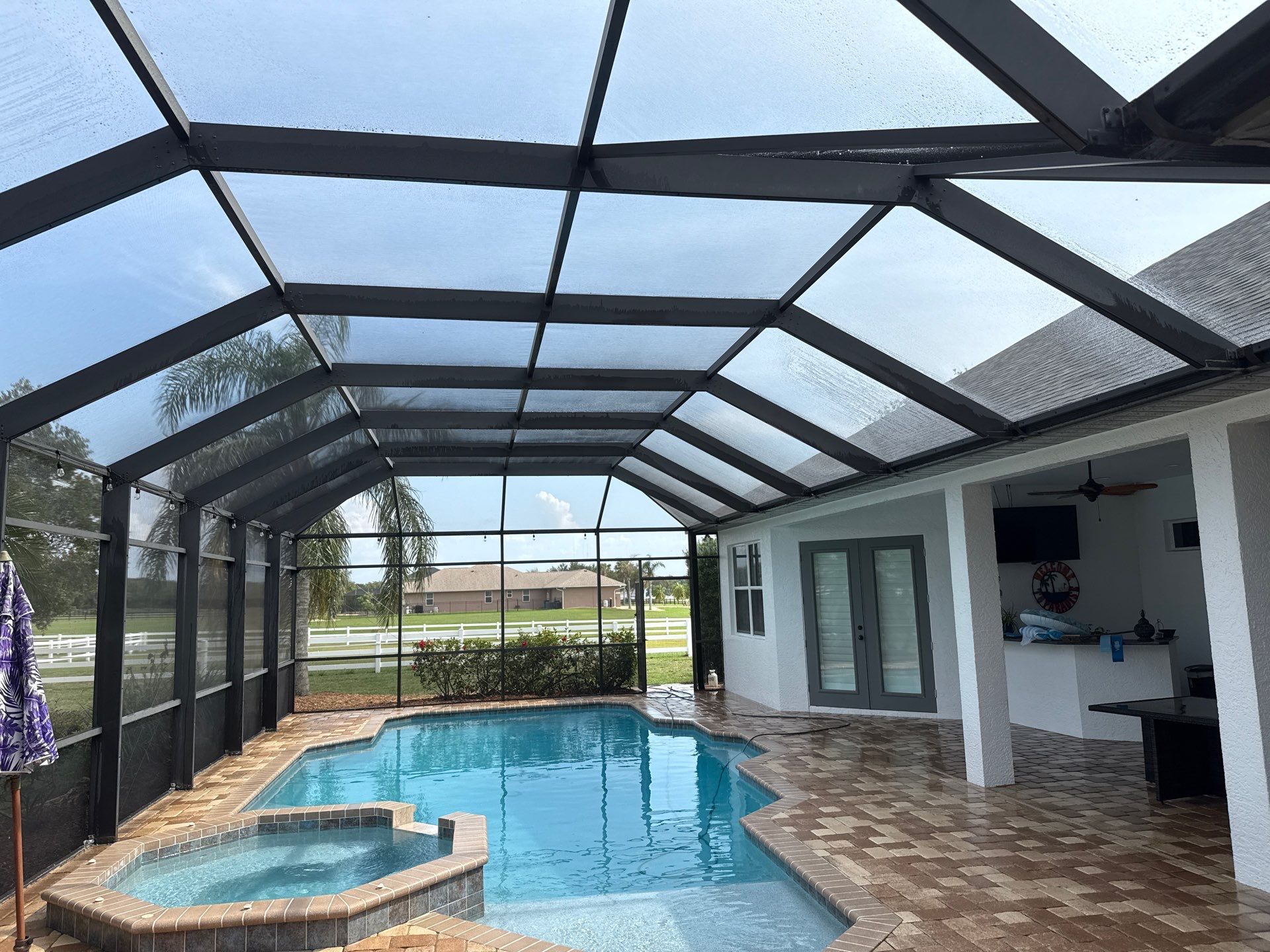 Comprehensive Exterior Cleaning for 2-Story Home in Foxbrook Community – Parrish, FL by Sunshine AquaWash