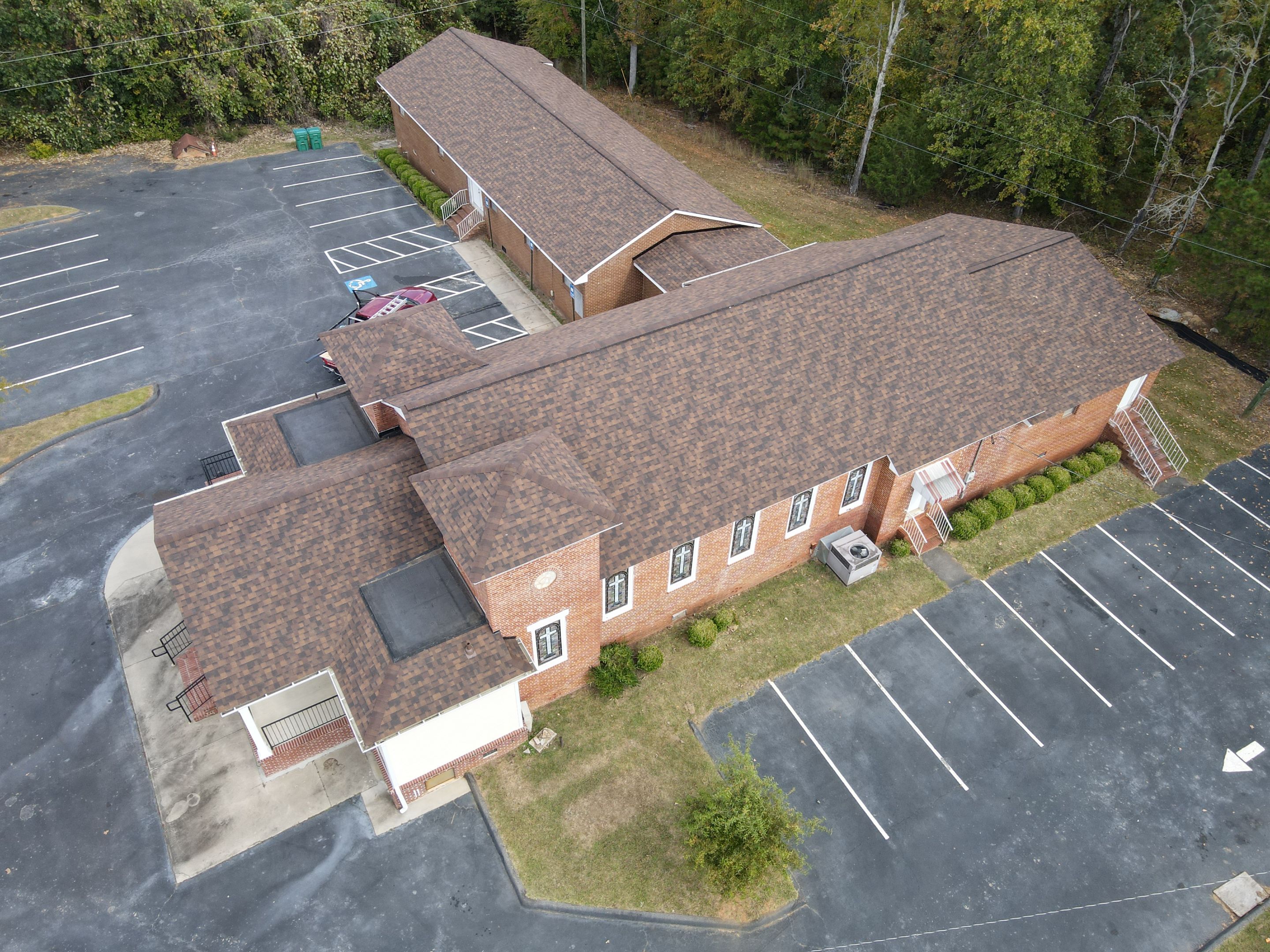 Church Roof Replacement using Owens Corning by Inspector Roofing and Restoration