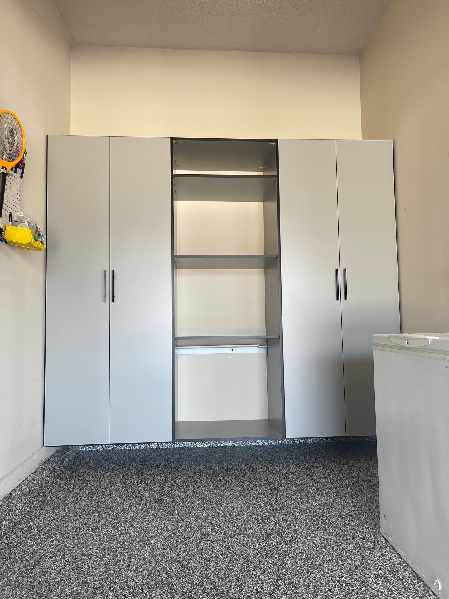 Steve C. adds cabinet storage to garage!  by Banner Garage