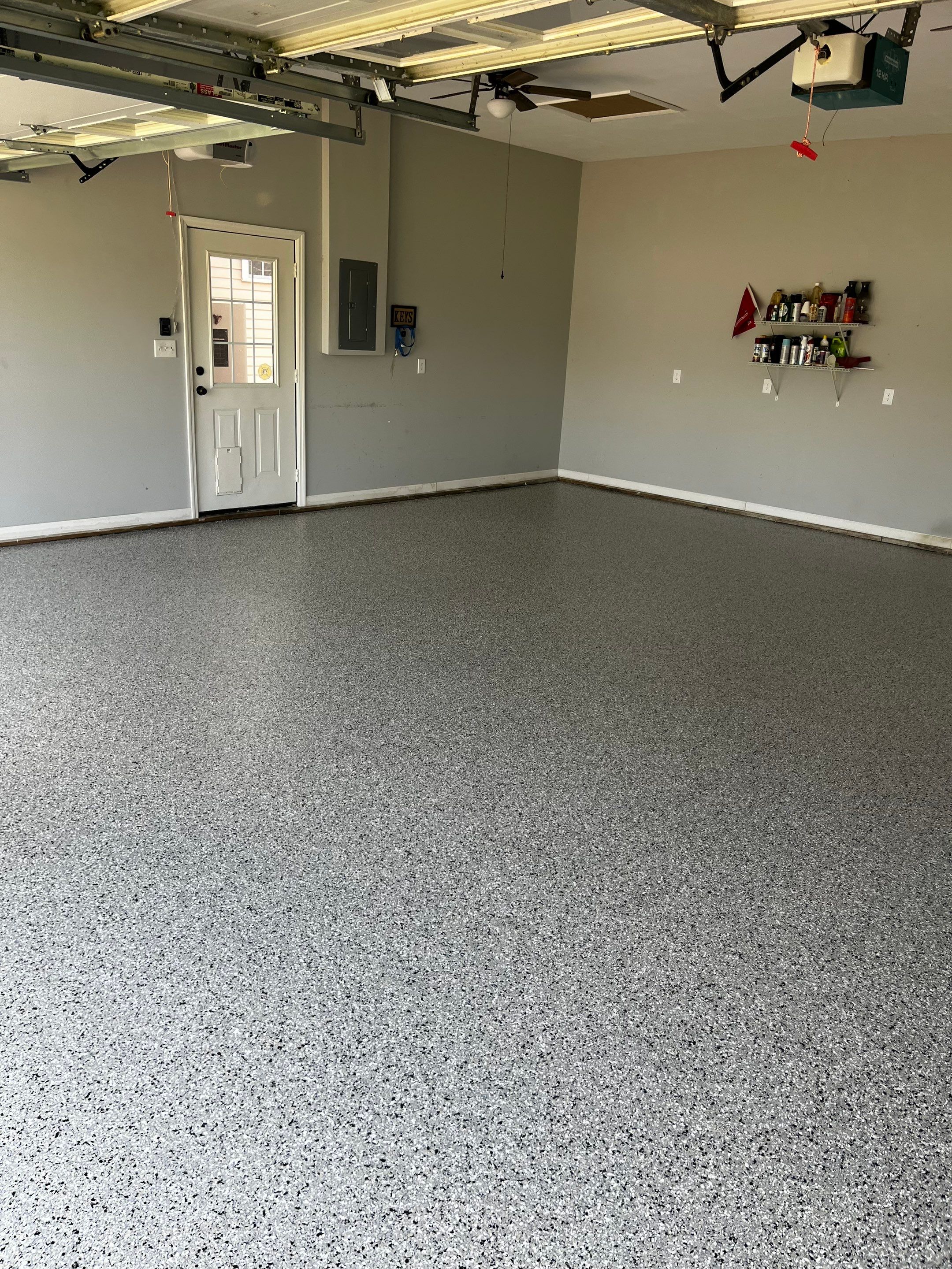 Garage Floor Coating using Cabin Fever by My Garage Floor Guys