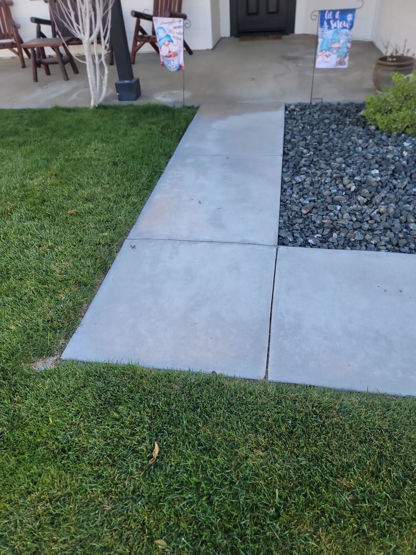 Polyurea Concrete Coating for Templeton Pool Deck and Front Porch by MGP Coatings