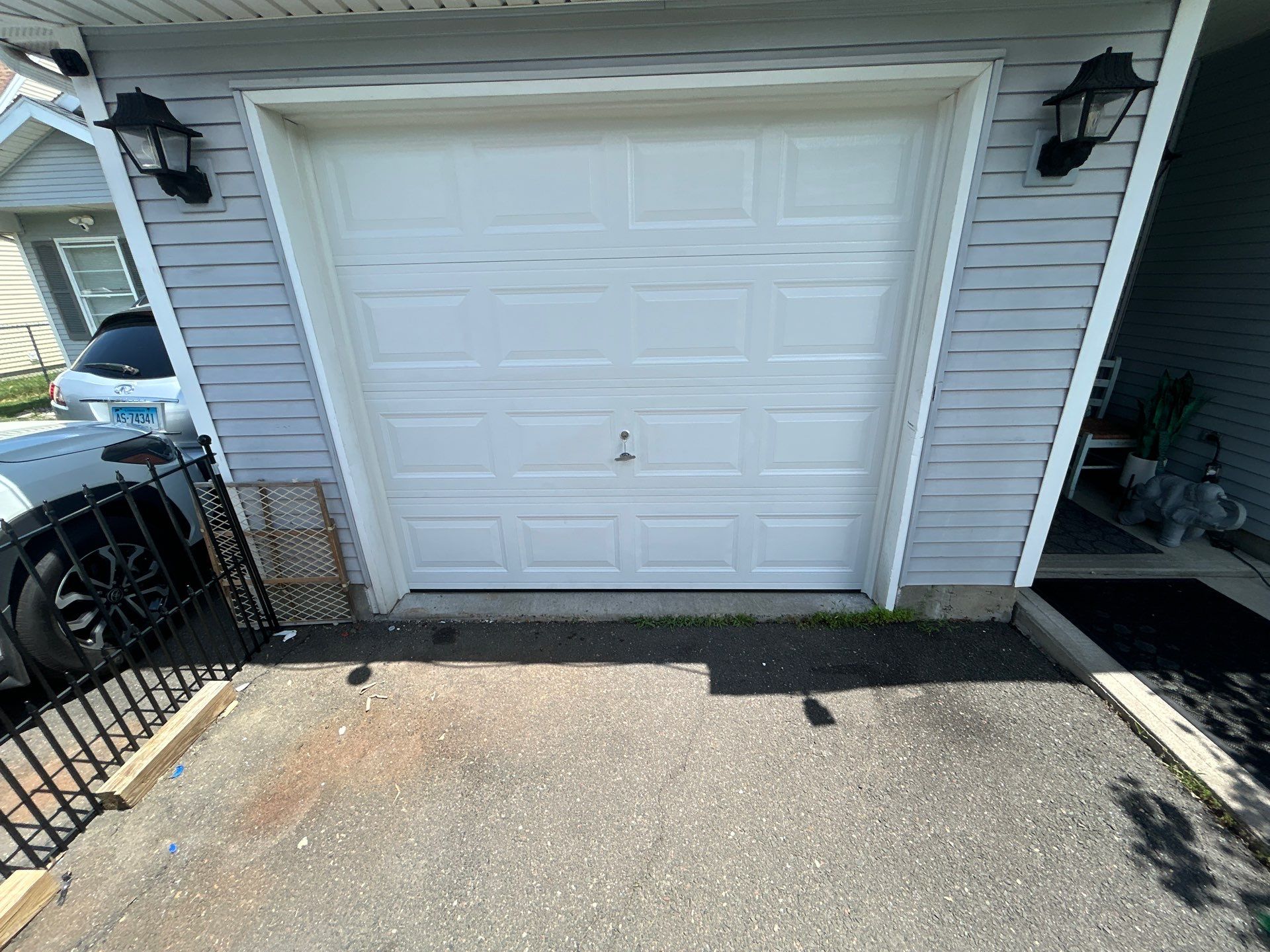 Garage Door Installation using Amarr Olympus Garage door by DiGiorgi Roofing and Siding Inc