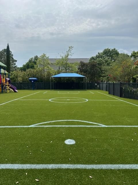 Creme de La Creme Turf Soccer Field and Playground in Mt Pleasant by Southwest Greens Midwest