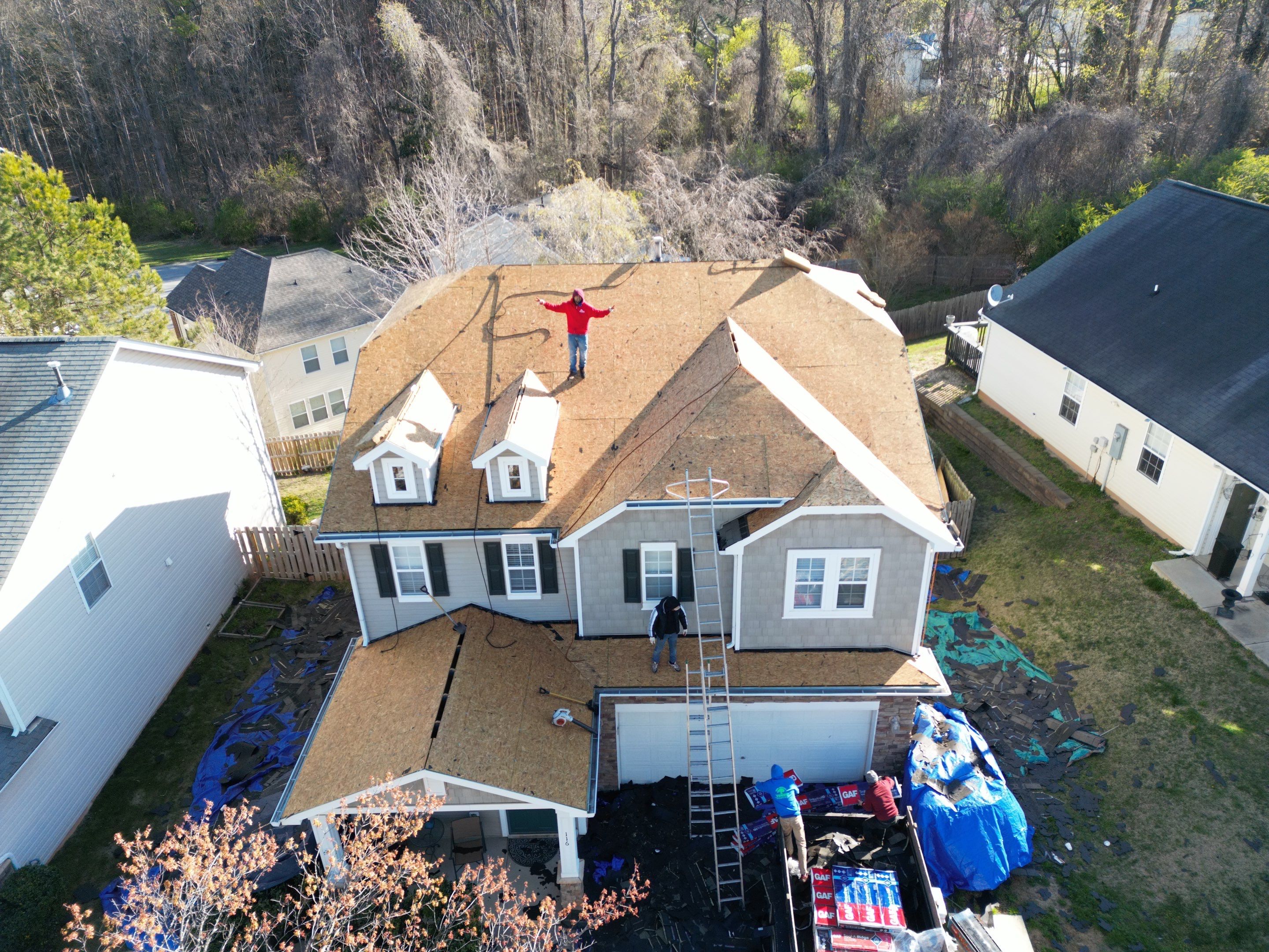 Roof Replacement - GAF Timberline HDZ Weathered Wood  by Pro Performance Roofing