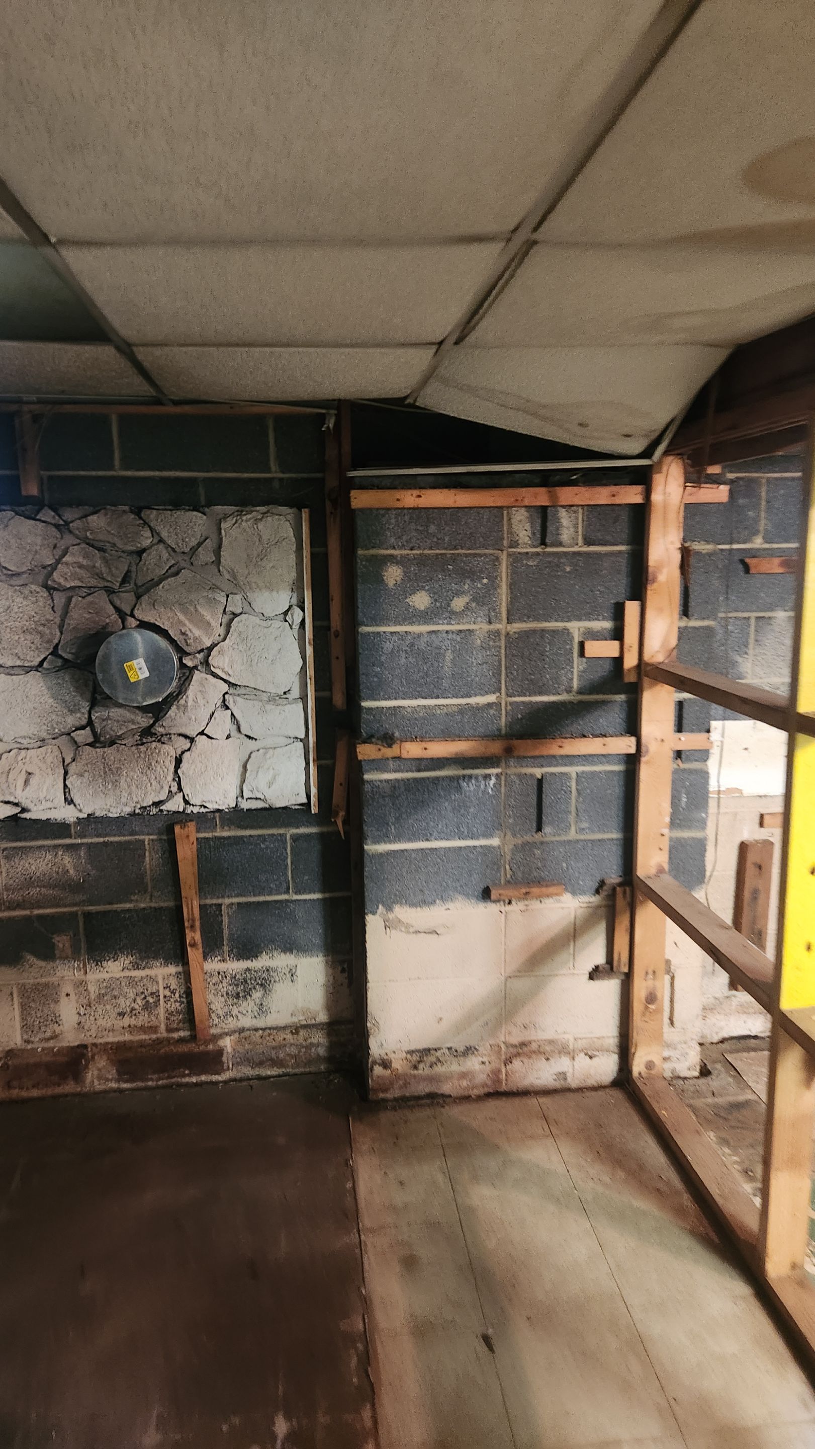 Interior French Drain & Mold Remediation Project in Manville, New Jersey by Pure Service Pro, LLC 