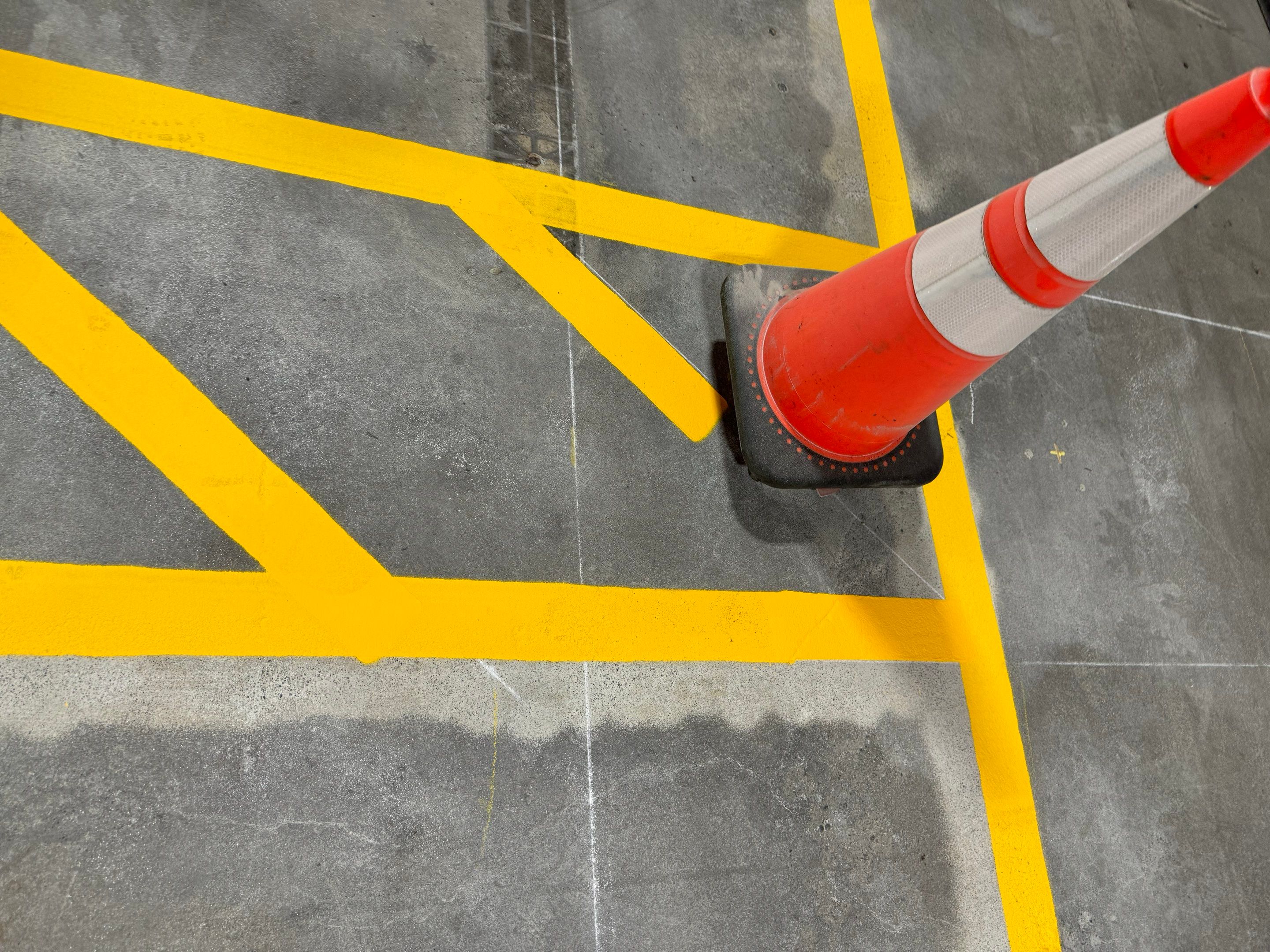 USPS Asphalt Patch Repair, Indoor Parking Lot Sandblast, Outdoor Parking Lot Sealcoating & Indoor/Outdoor Parking Lot Striping  by Jireh Asphalt & Concrete Inc 